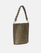 Croc-Embossed Calfskin Leather 8 Knot Day Bag—Small