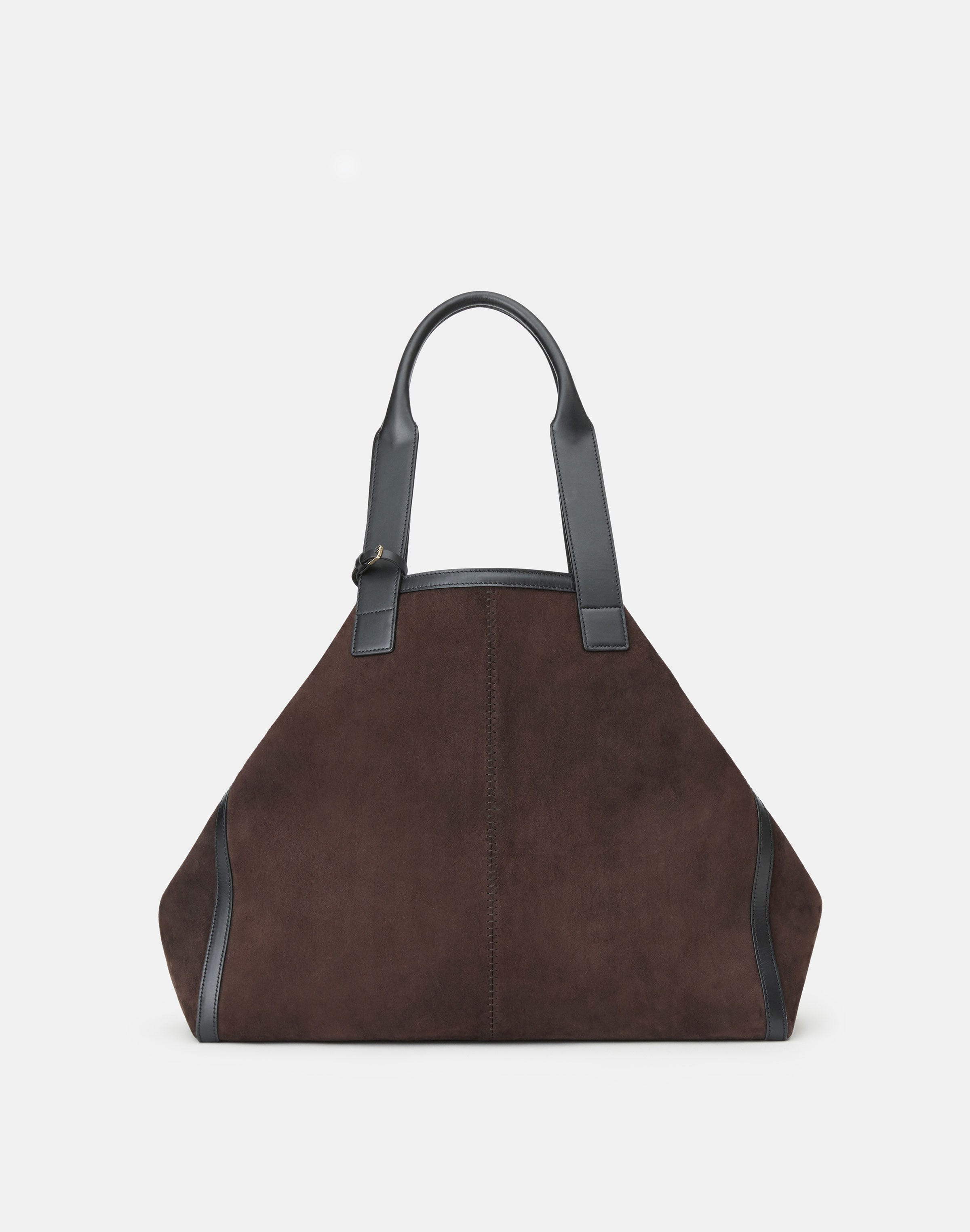 Suede & Leather L Tote