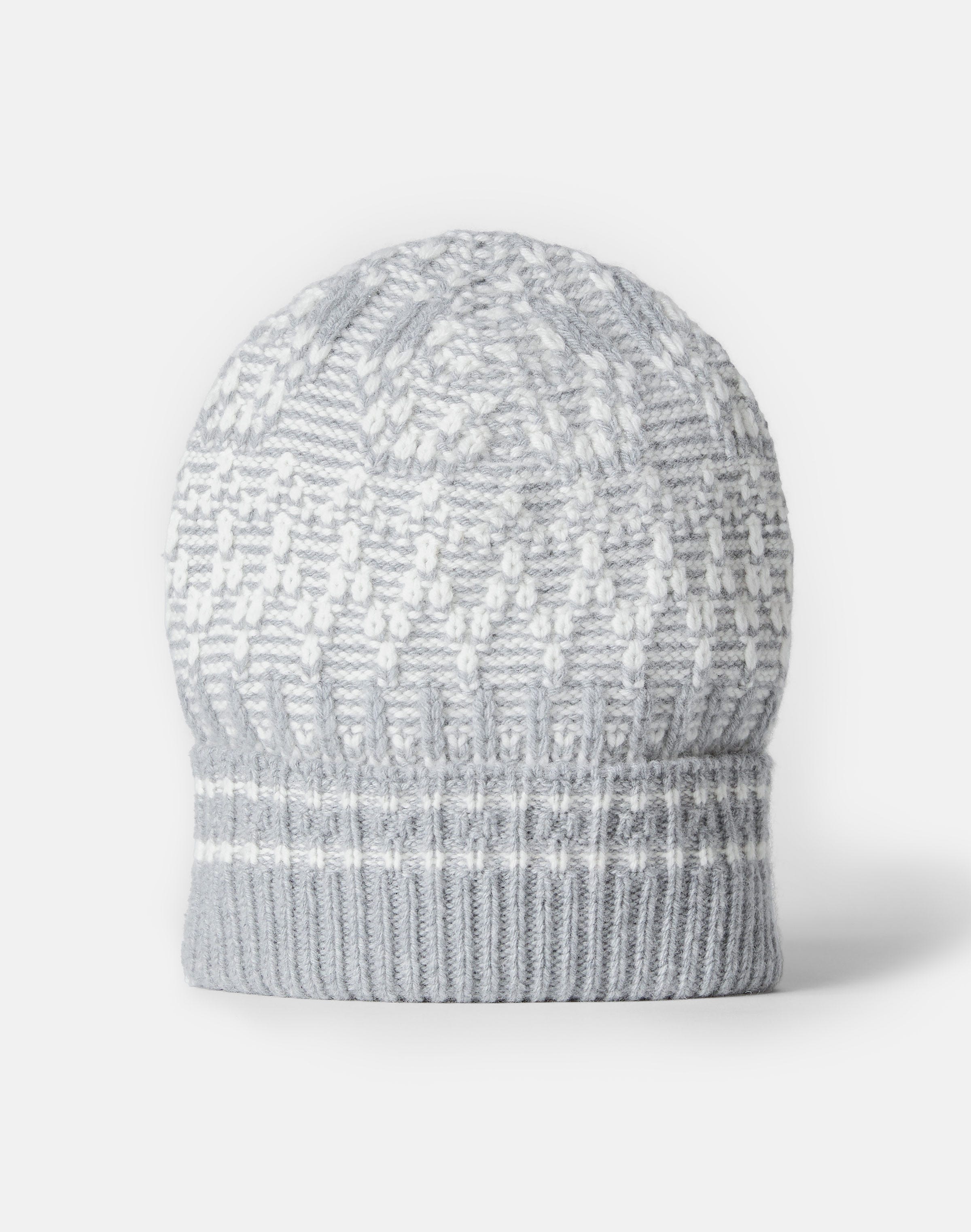 Merino Wool-Cashmere Fair Isle Beanie