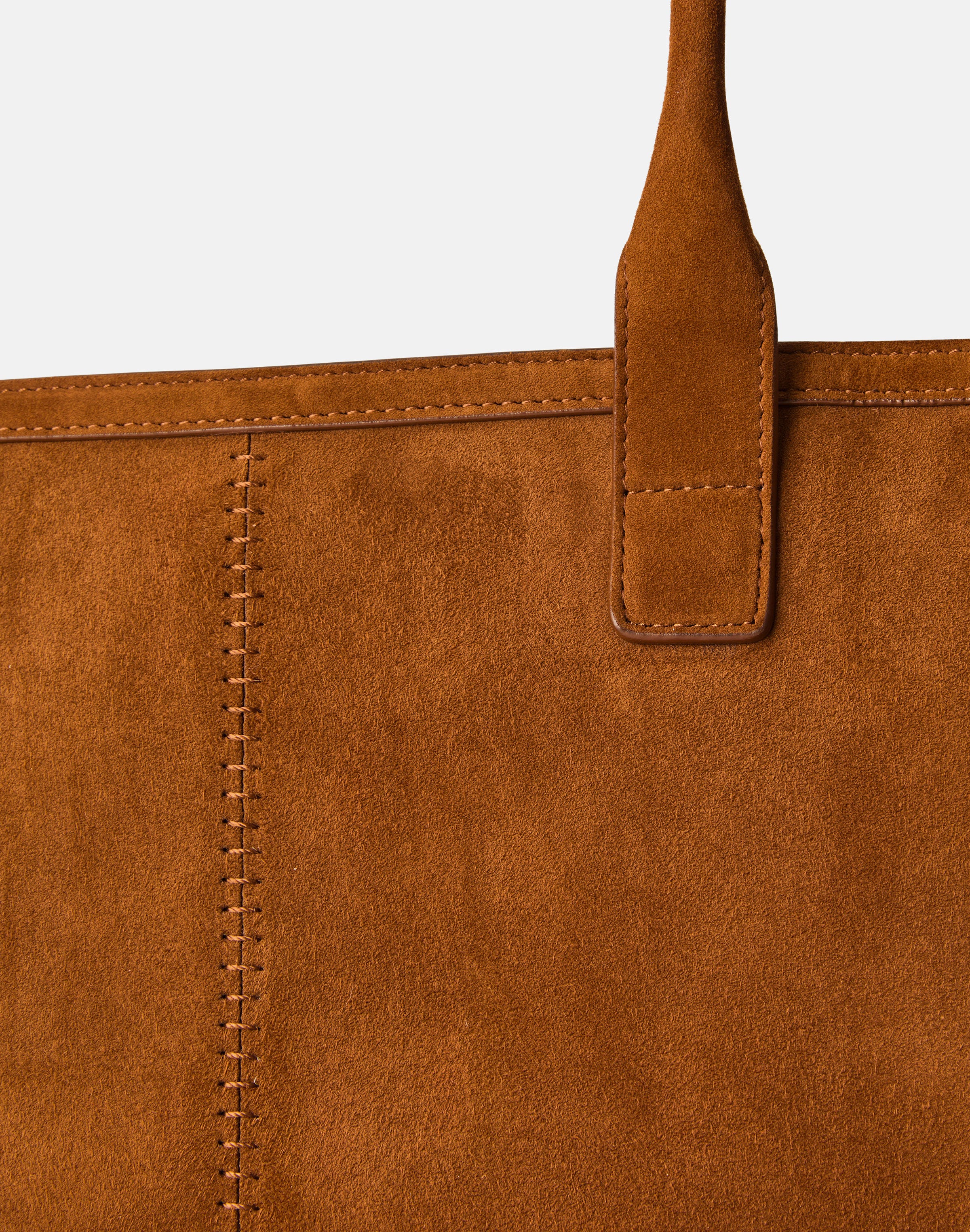 Suede East West L Tote