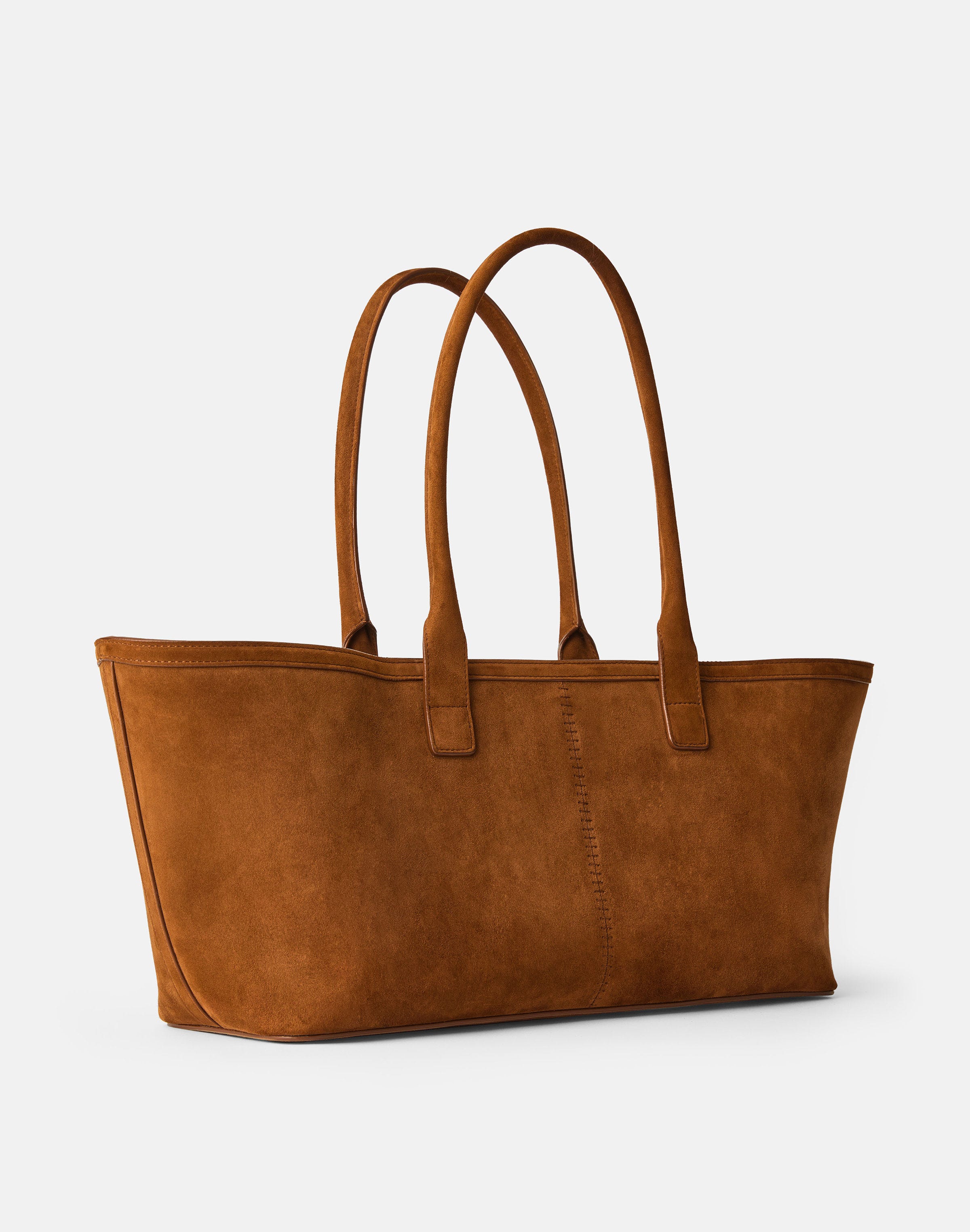 Suede East West L Tote