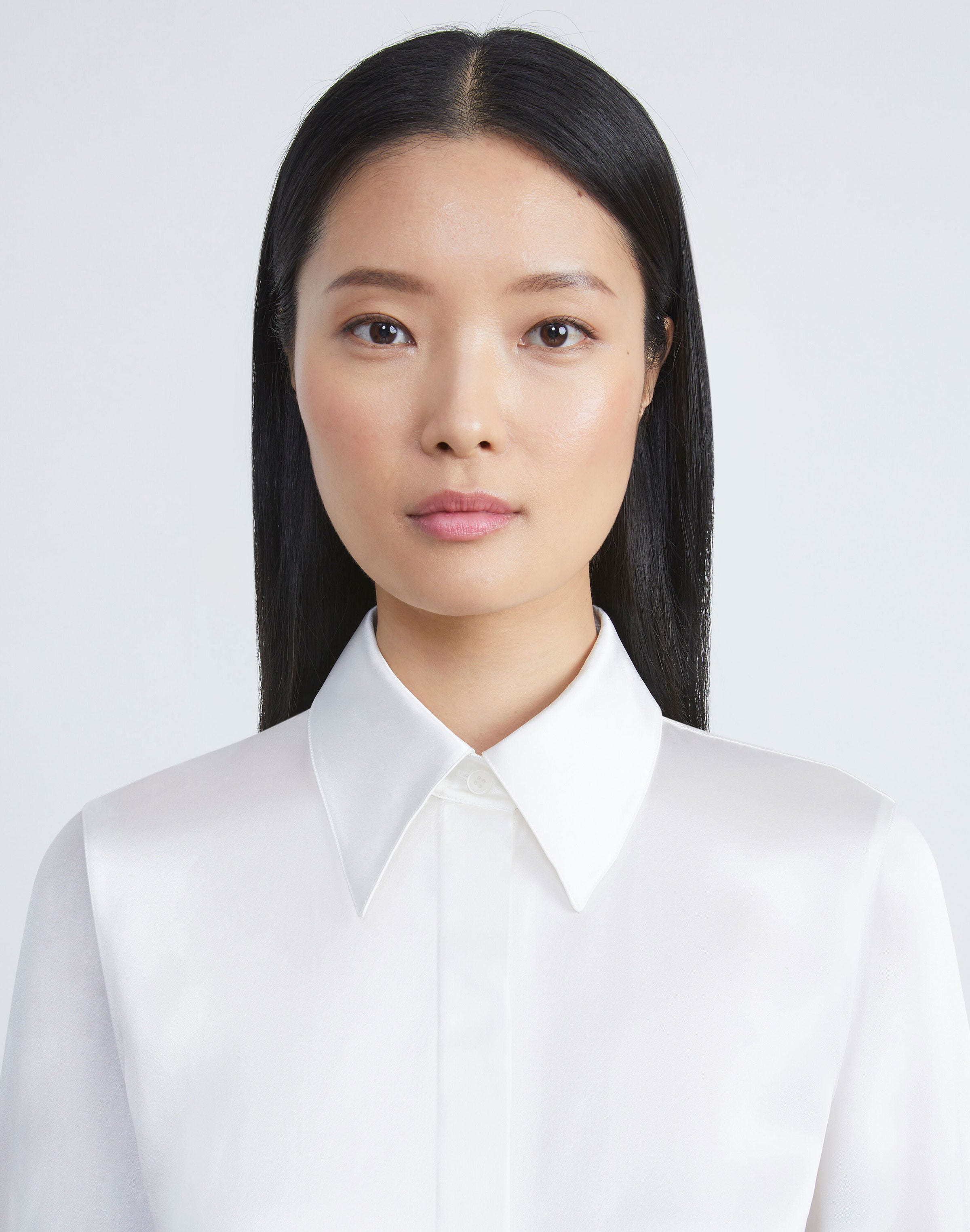 Silk Charmeuse French Cuff Blouse