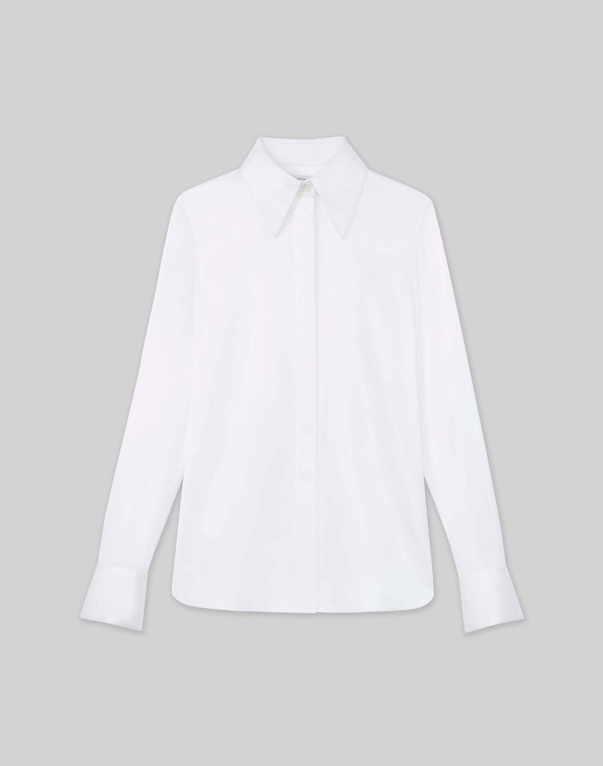 Silk Charmeuse French Cuff Blouse