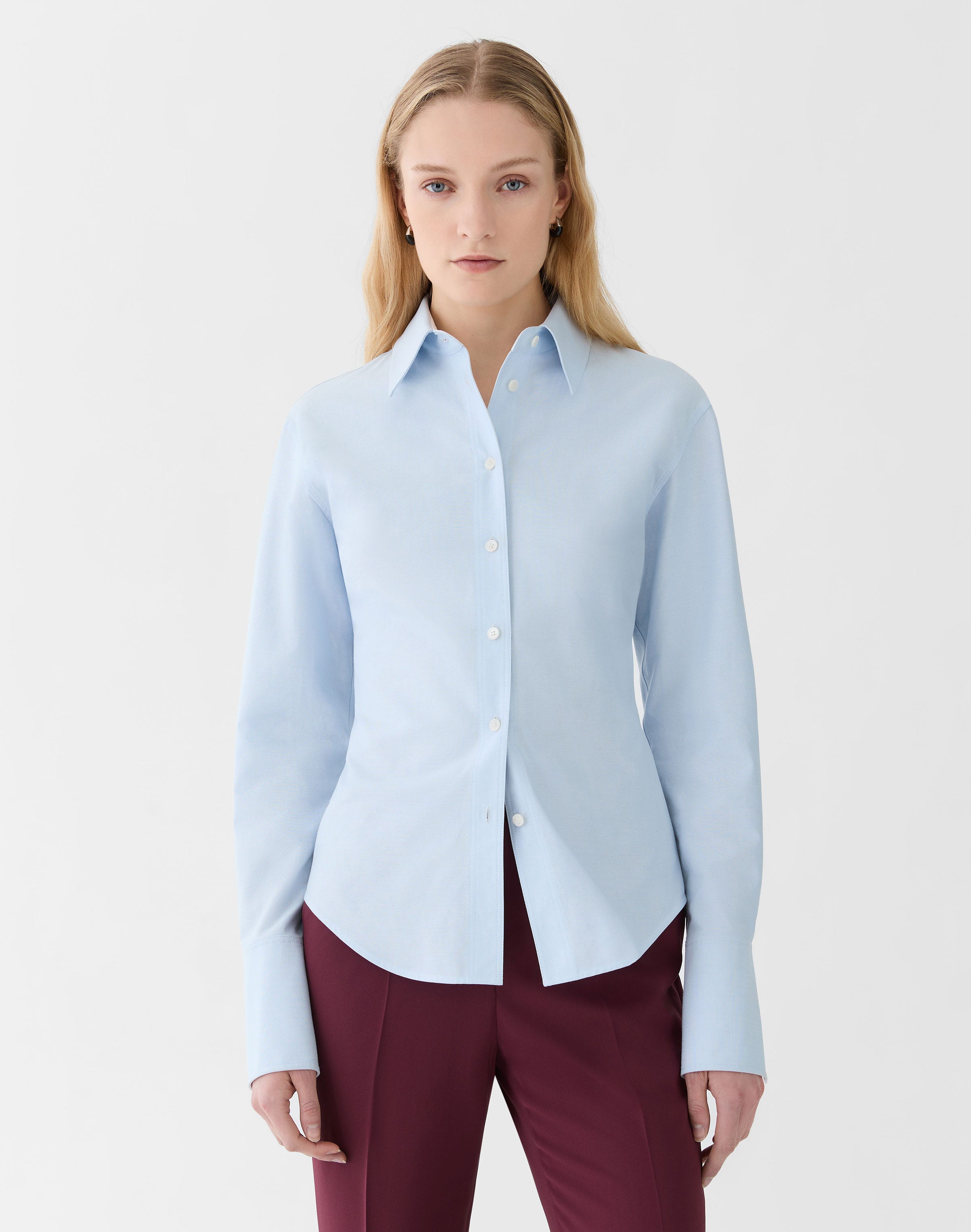 Cotton Oxford Fitted Shirt