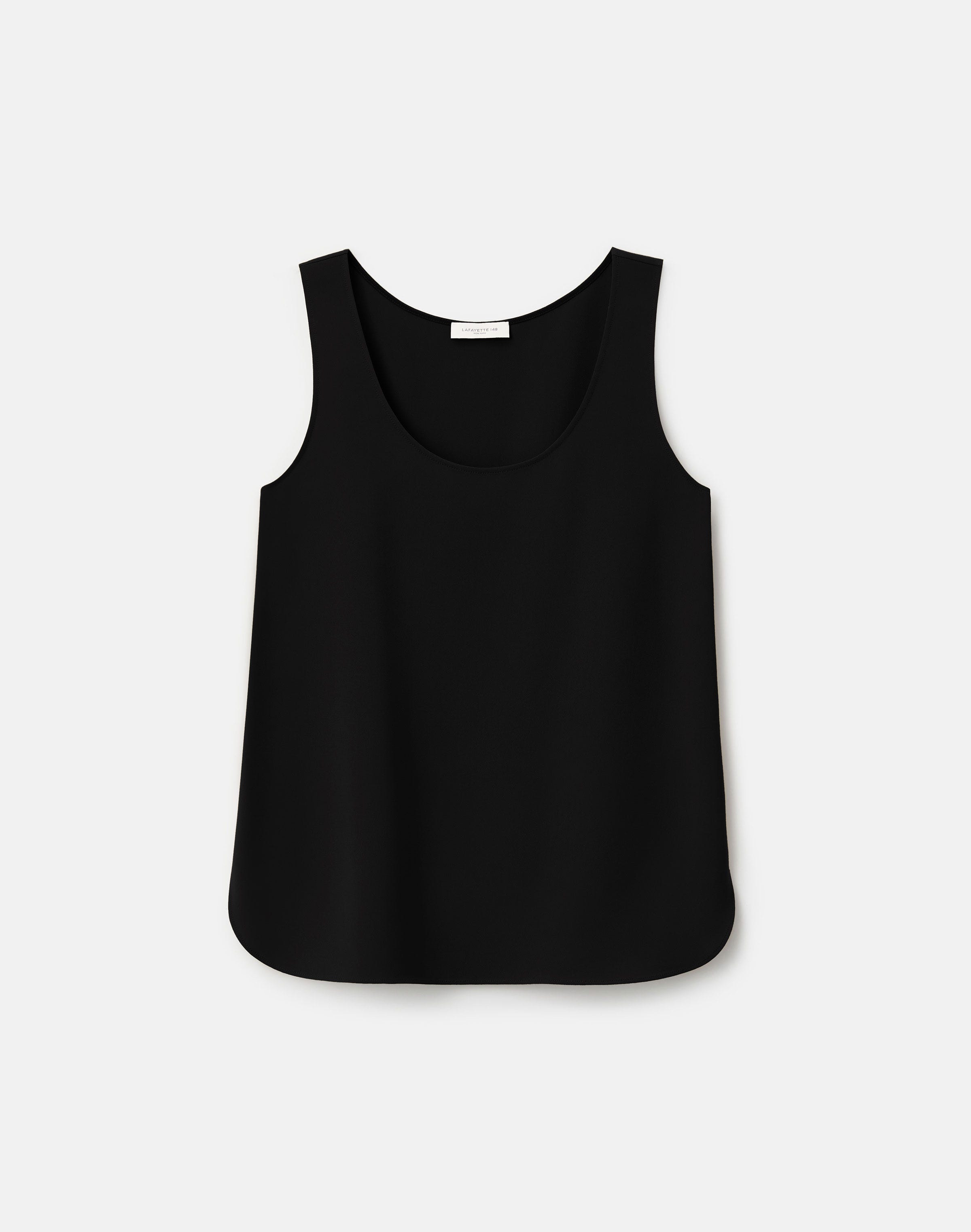 Plus-Size Responsible Finesse Crepe Sleeveless Blouse