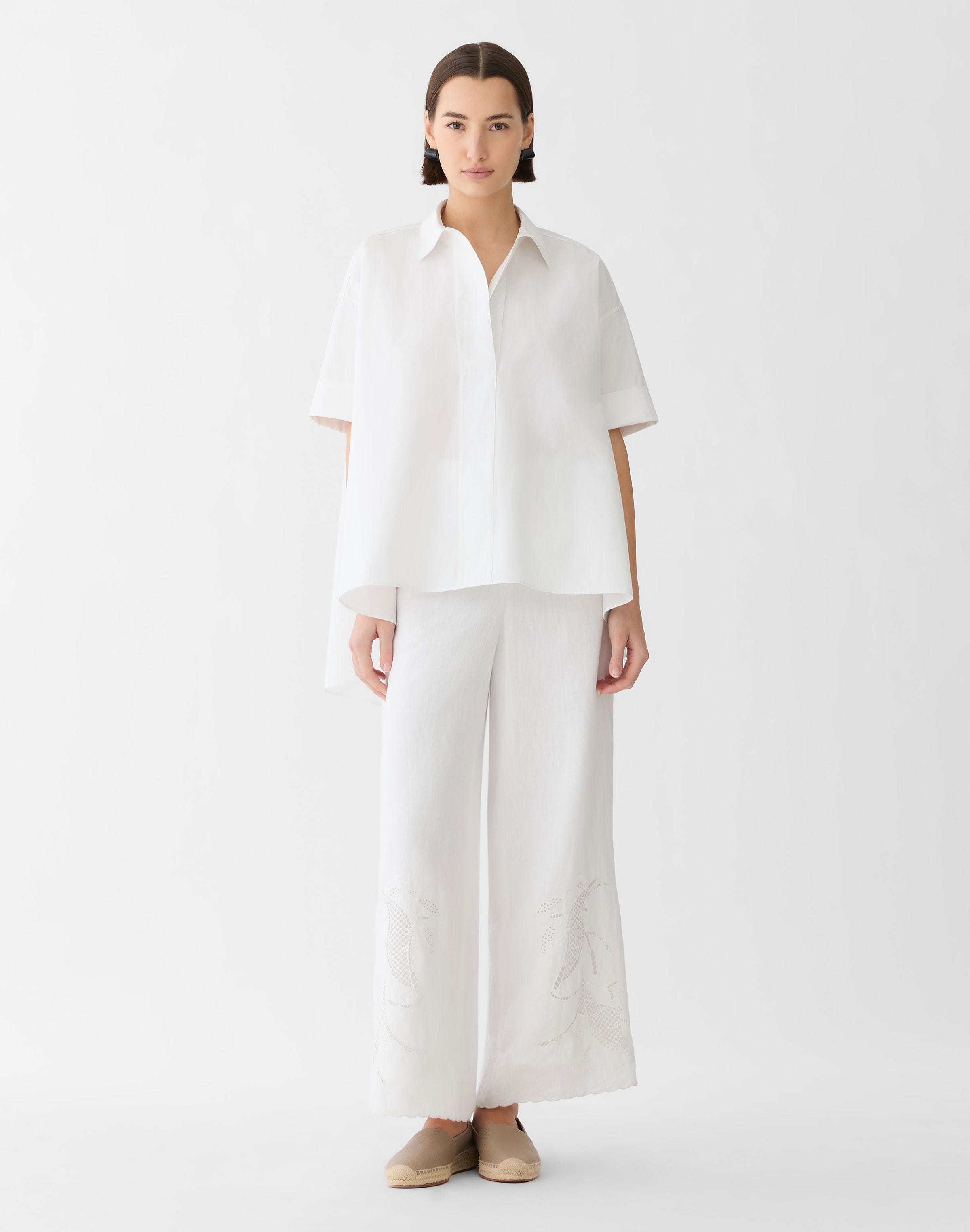 Organic Cotton Poplin Swing Shirt