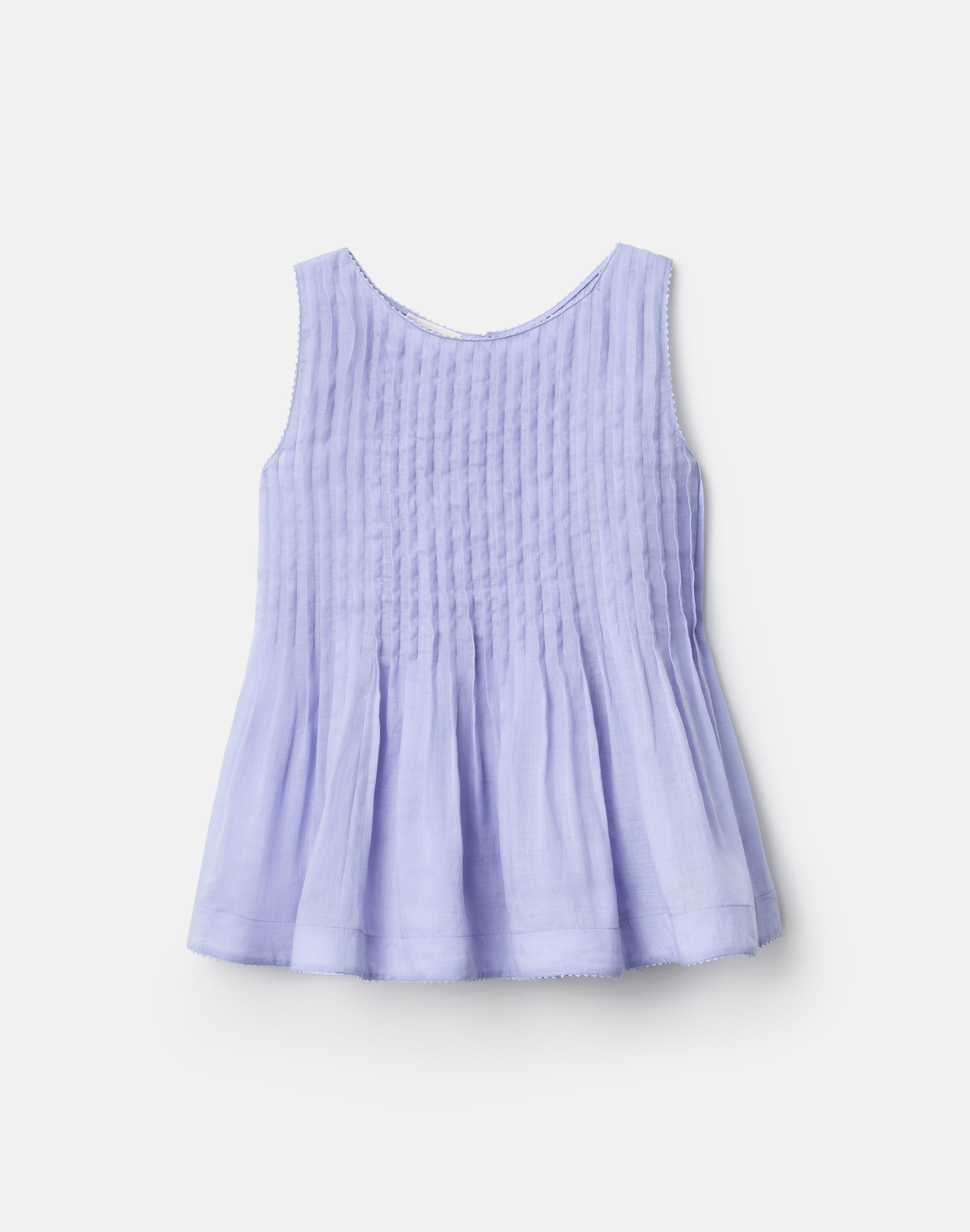 Gemma Cloth Voile Hand Pintucked Blouse