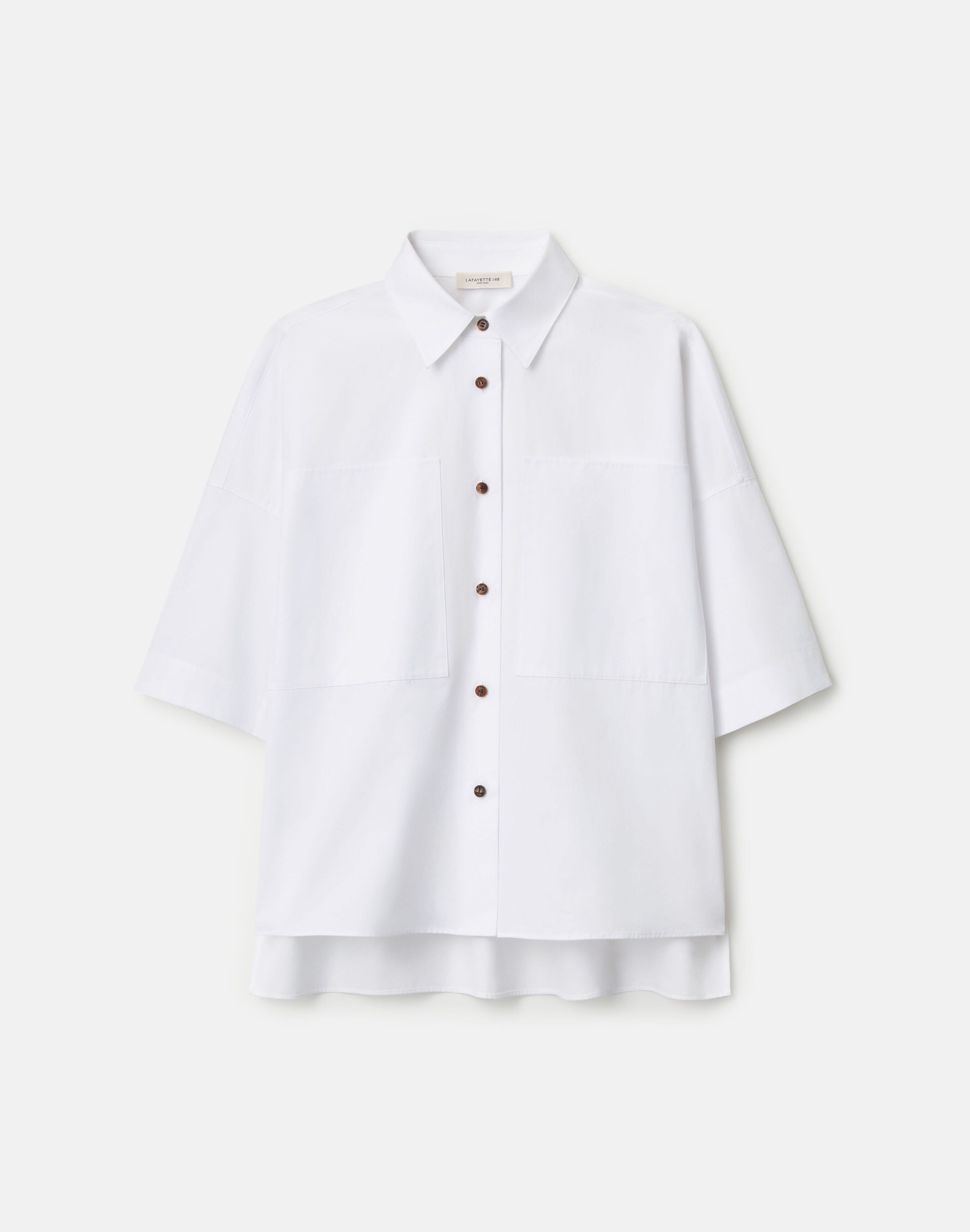 Organic Cotton Poplin Patch Pocket Shirt