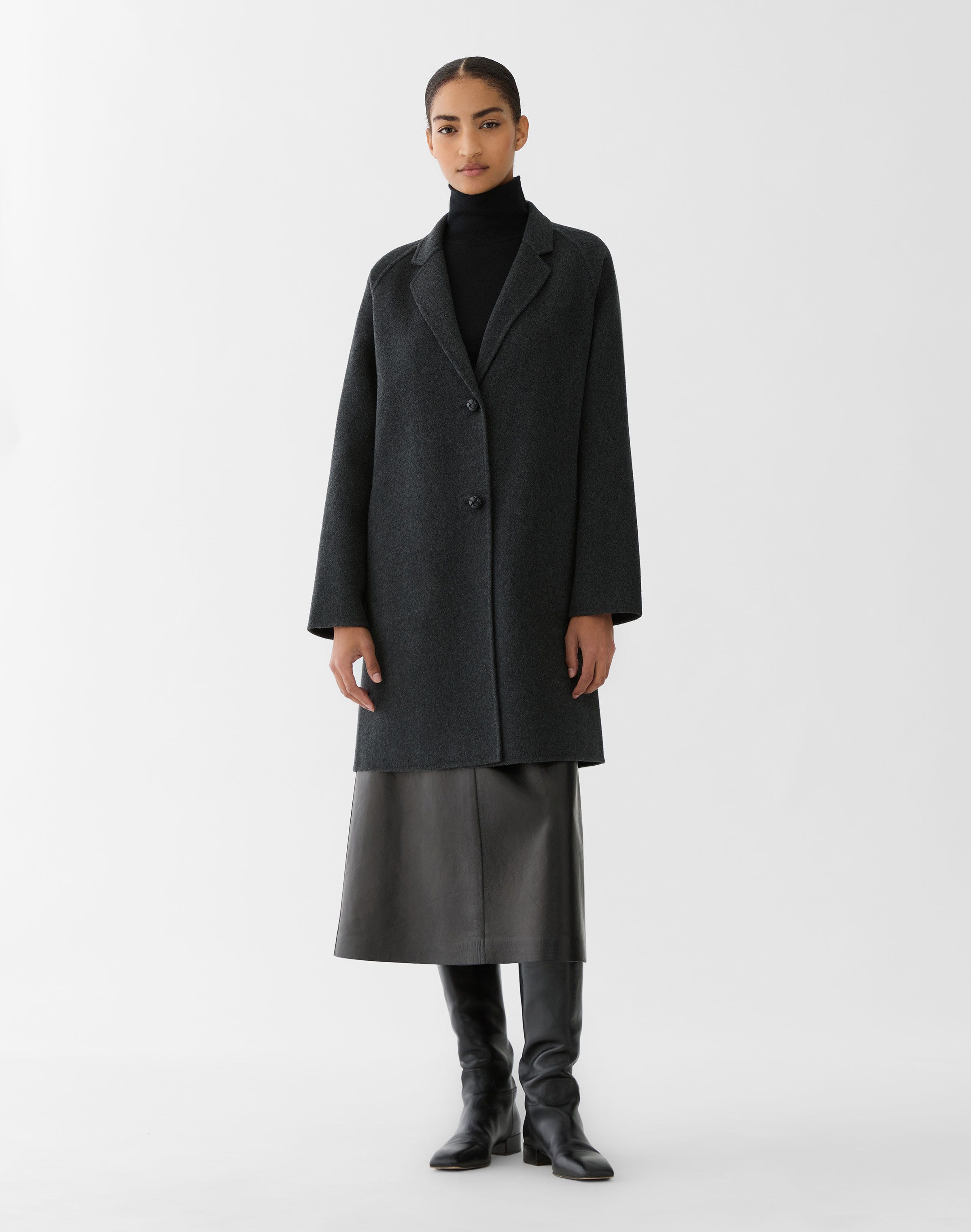 Cashmere Double Face Car Coat