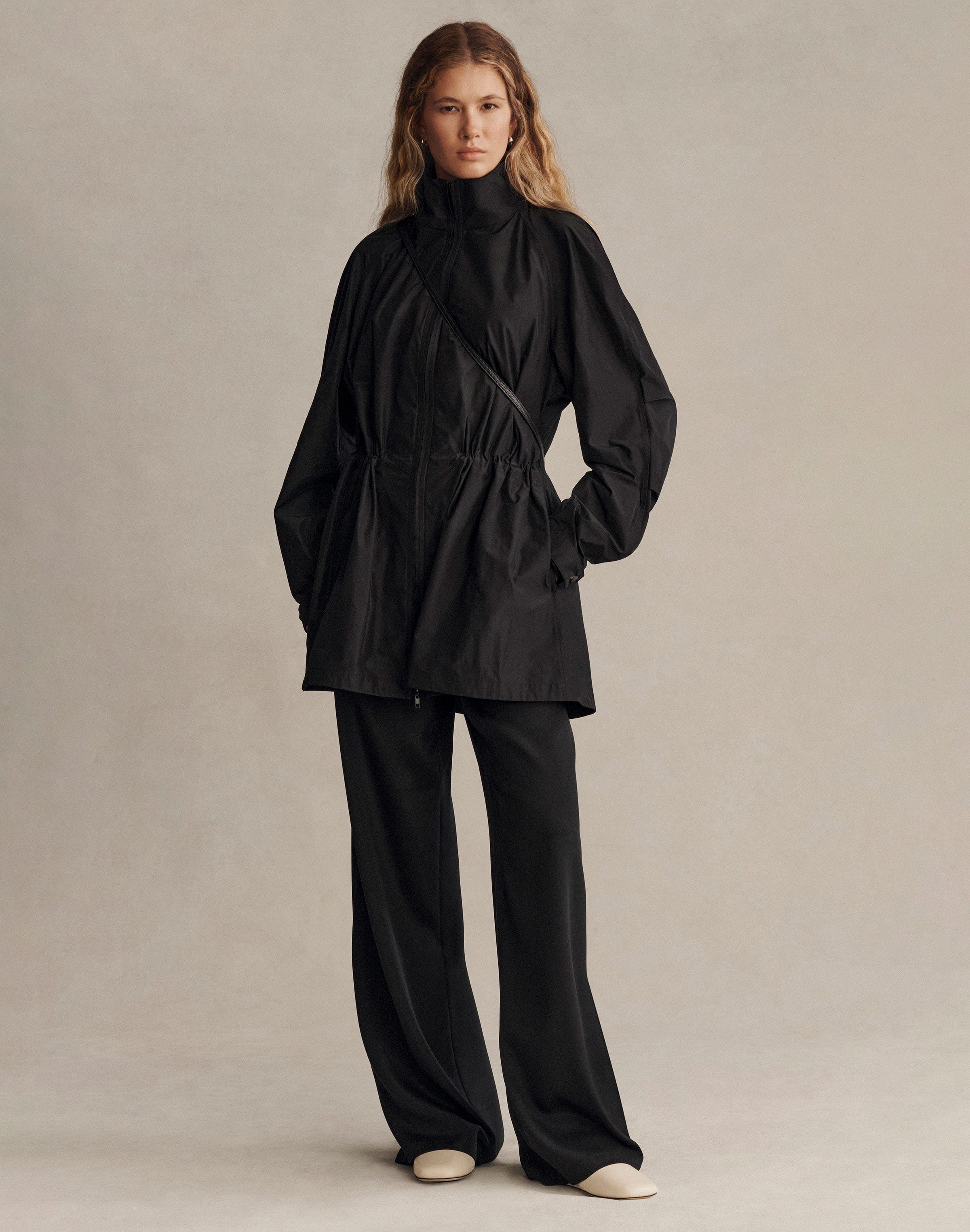Micro Tech Twill Oversized Anorak