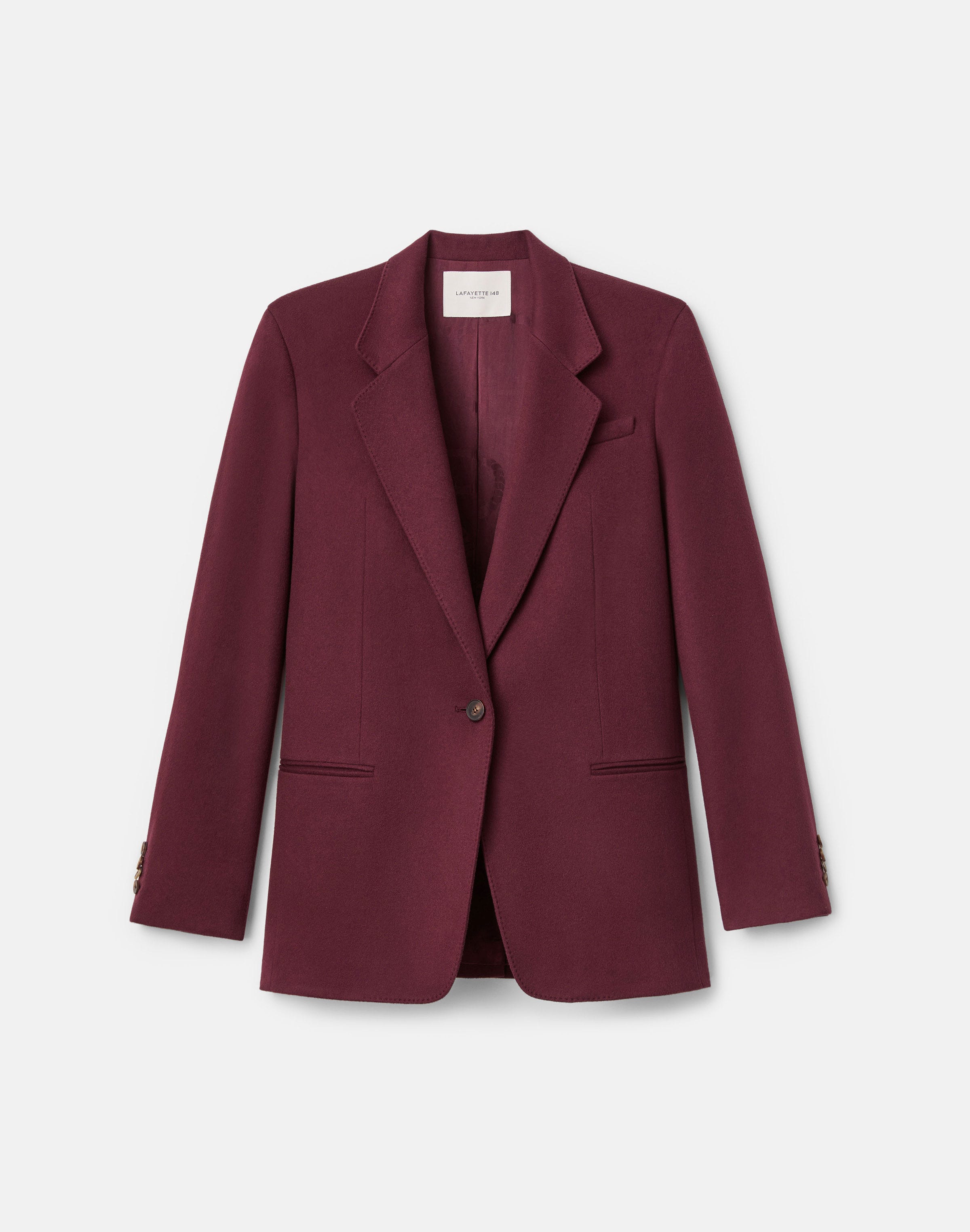 Cashmere Single Button Blazer