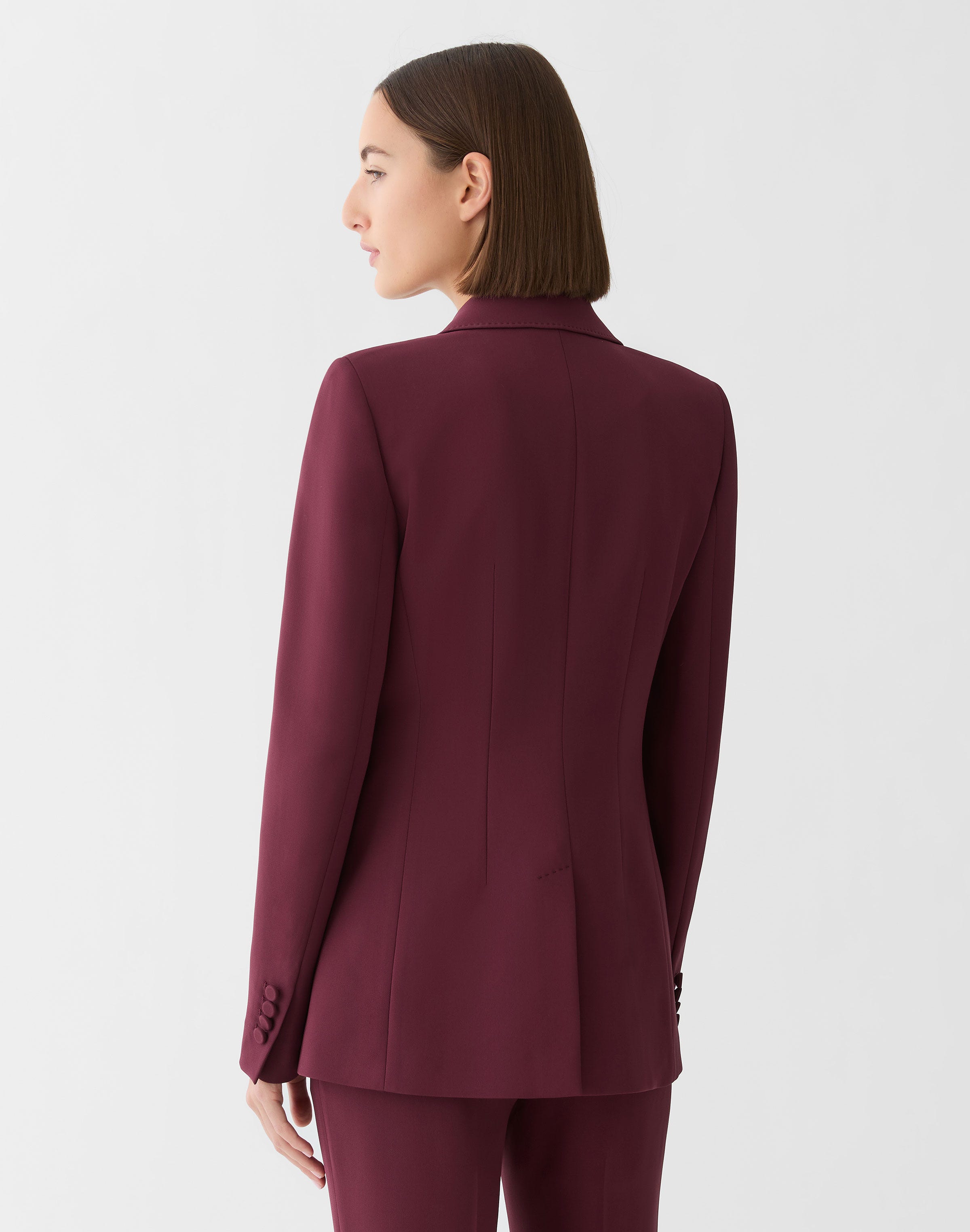 Petite Responsible Finesse Crepe Peak Lapel Blazer