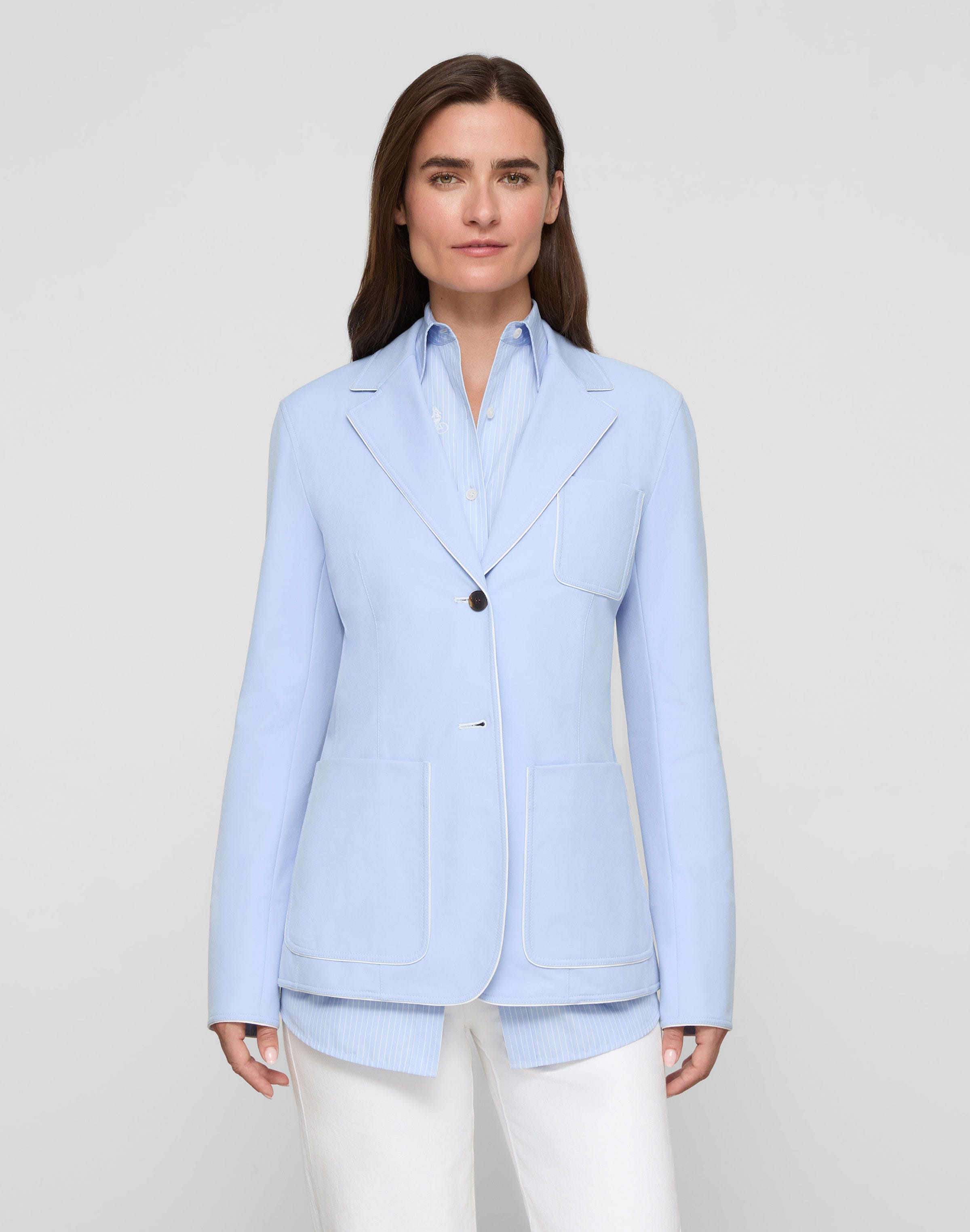 Techno Stretch Twill Three Pocket Blazer