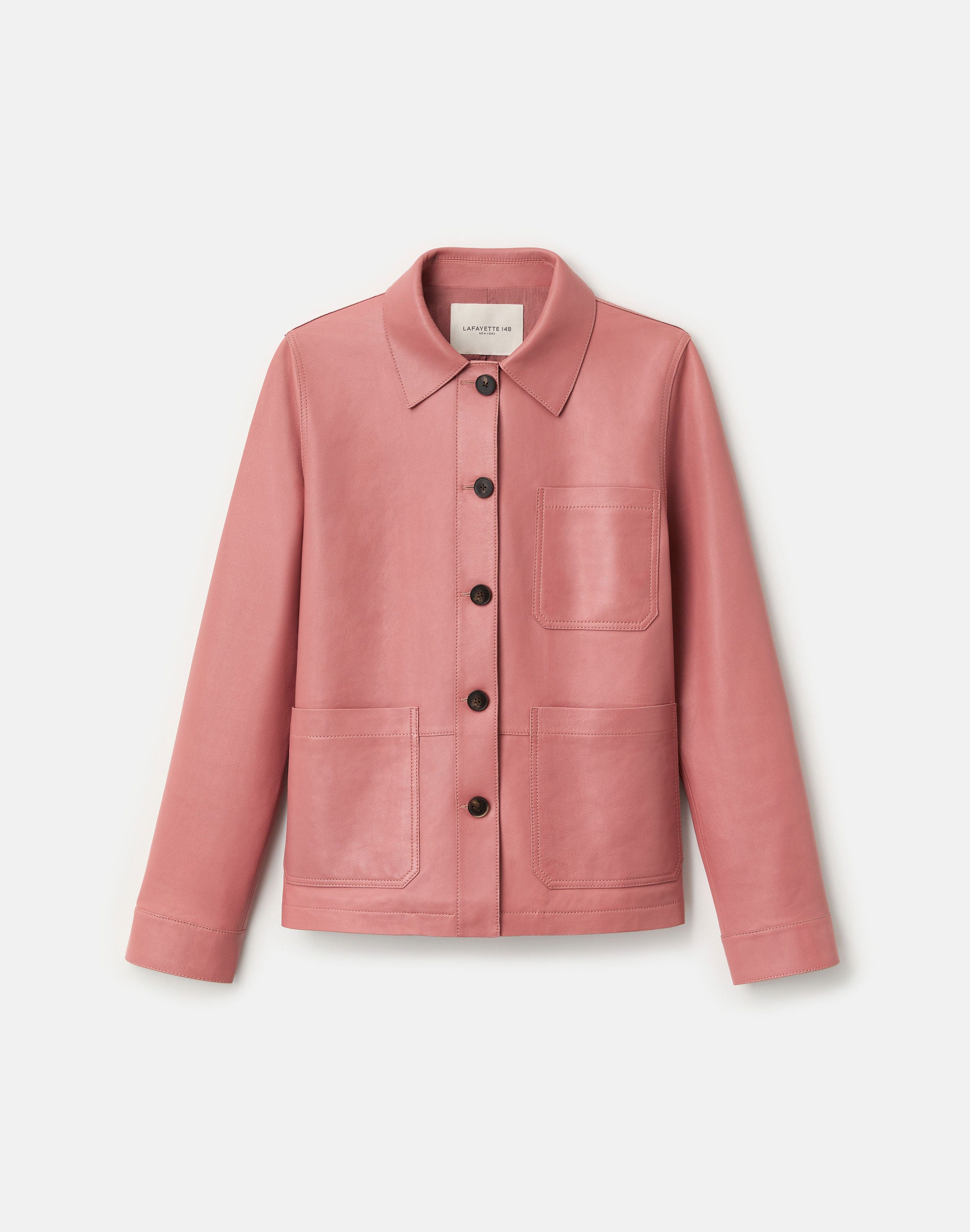 Nappa Leather Patch Pocket Jacket