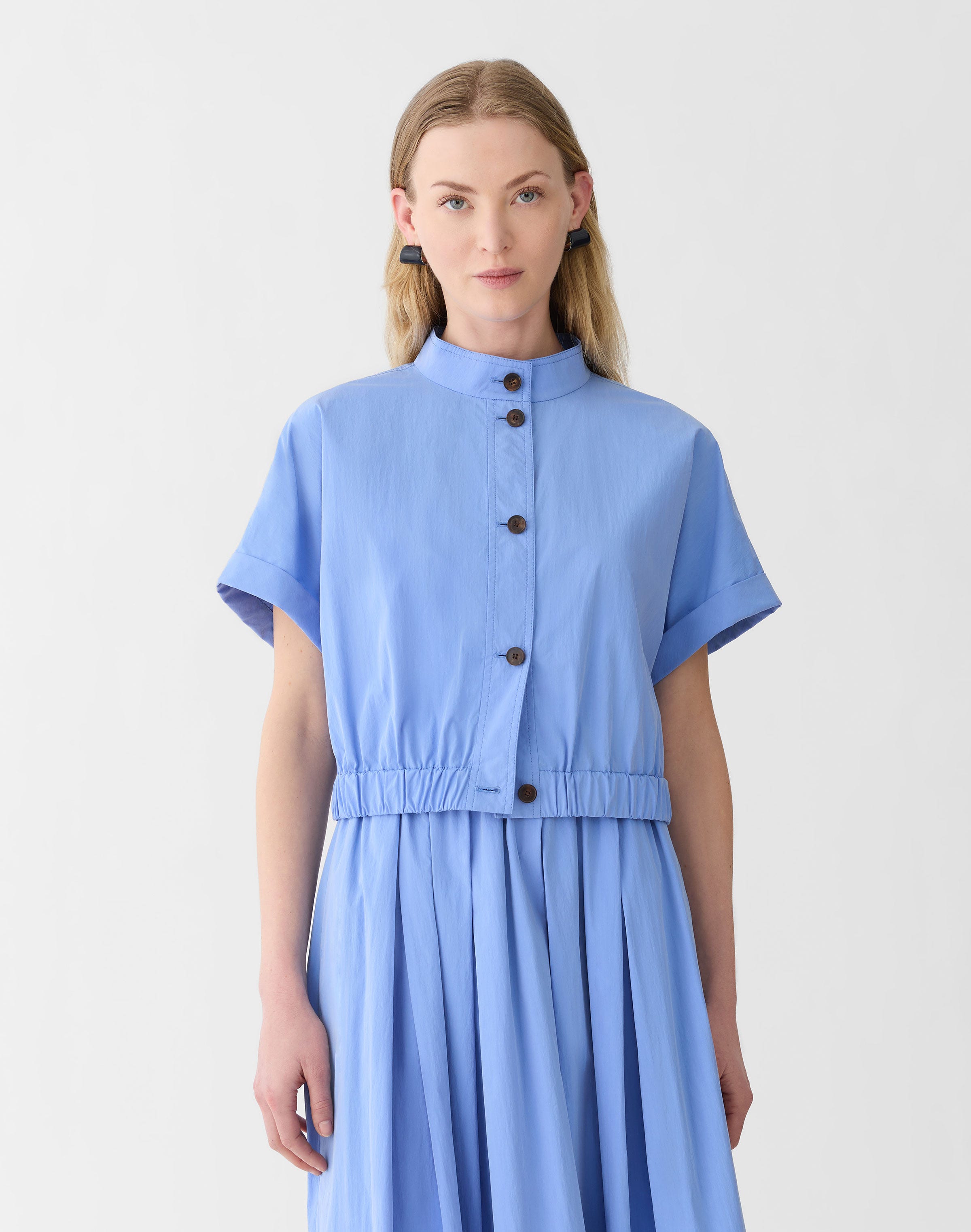 Travel Cotton Cropped Jacket