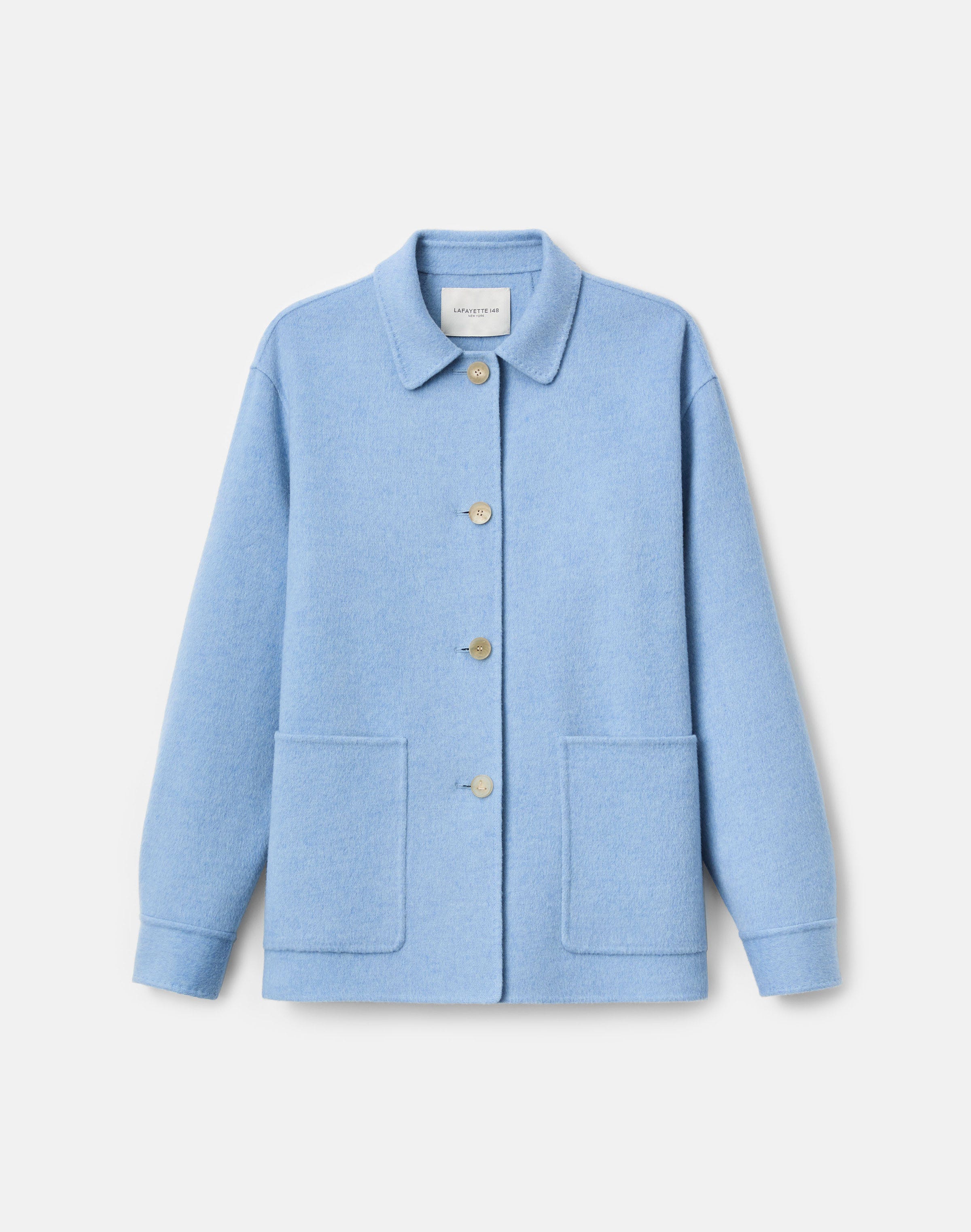 Wool-Cashmere Double Face Shirt Jacket