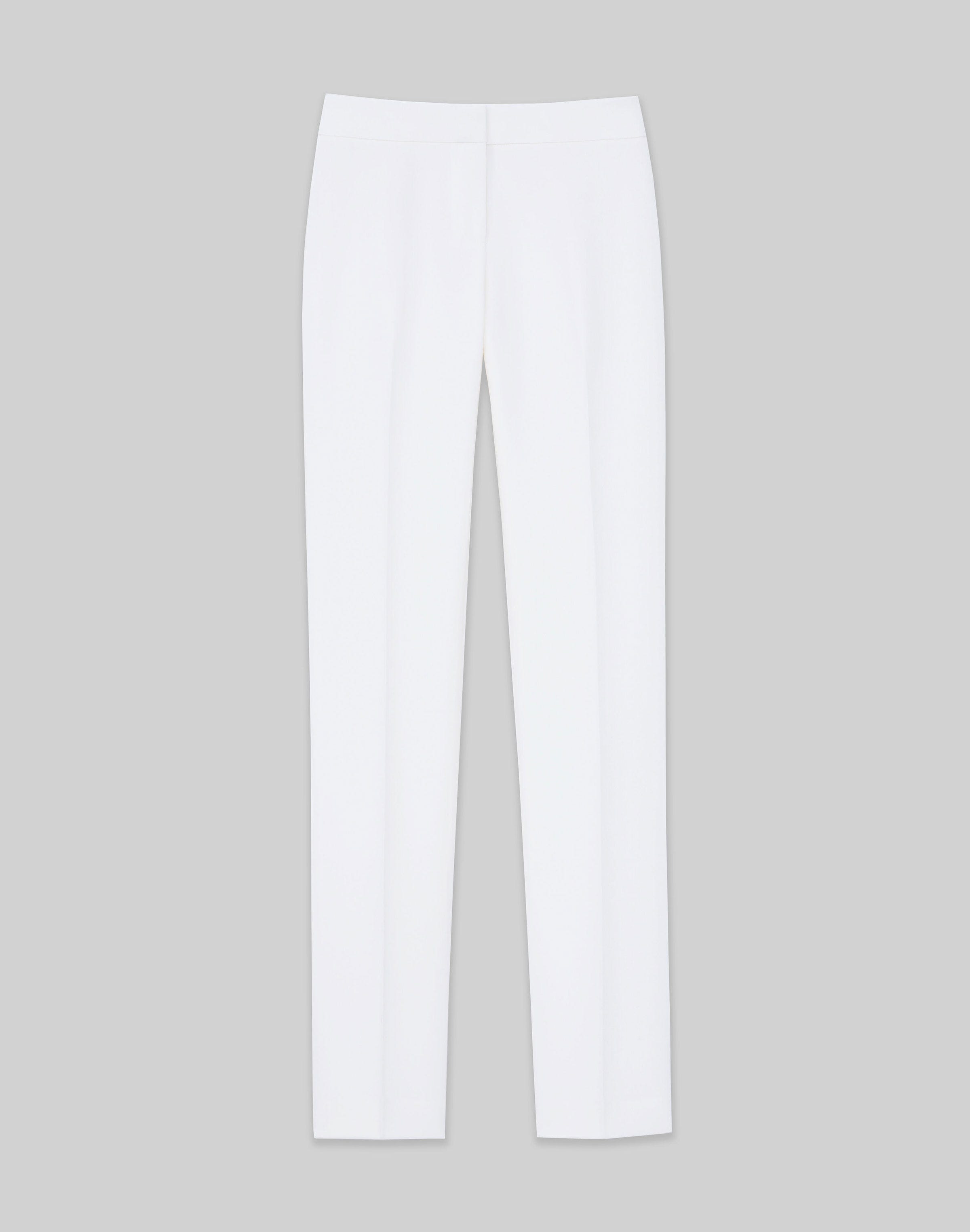 Wool-Silk Crepe Barrow Pant