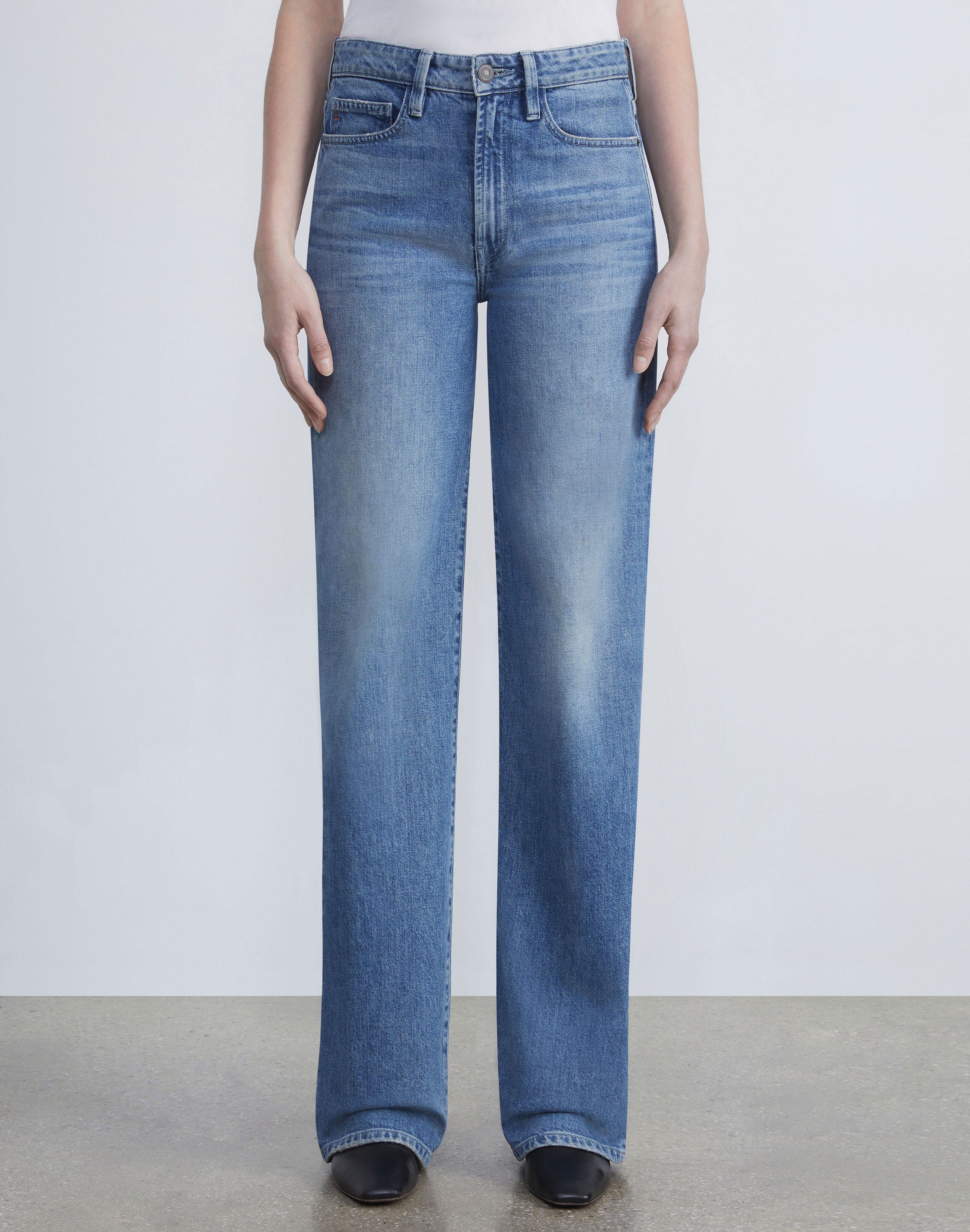 L148 Denim Wyckoff Wide-Leg Jean