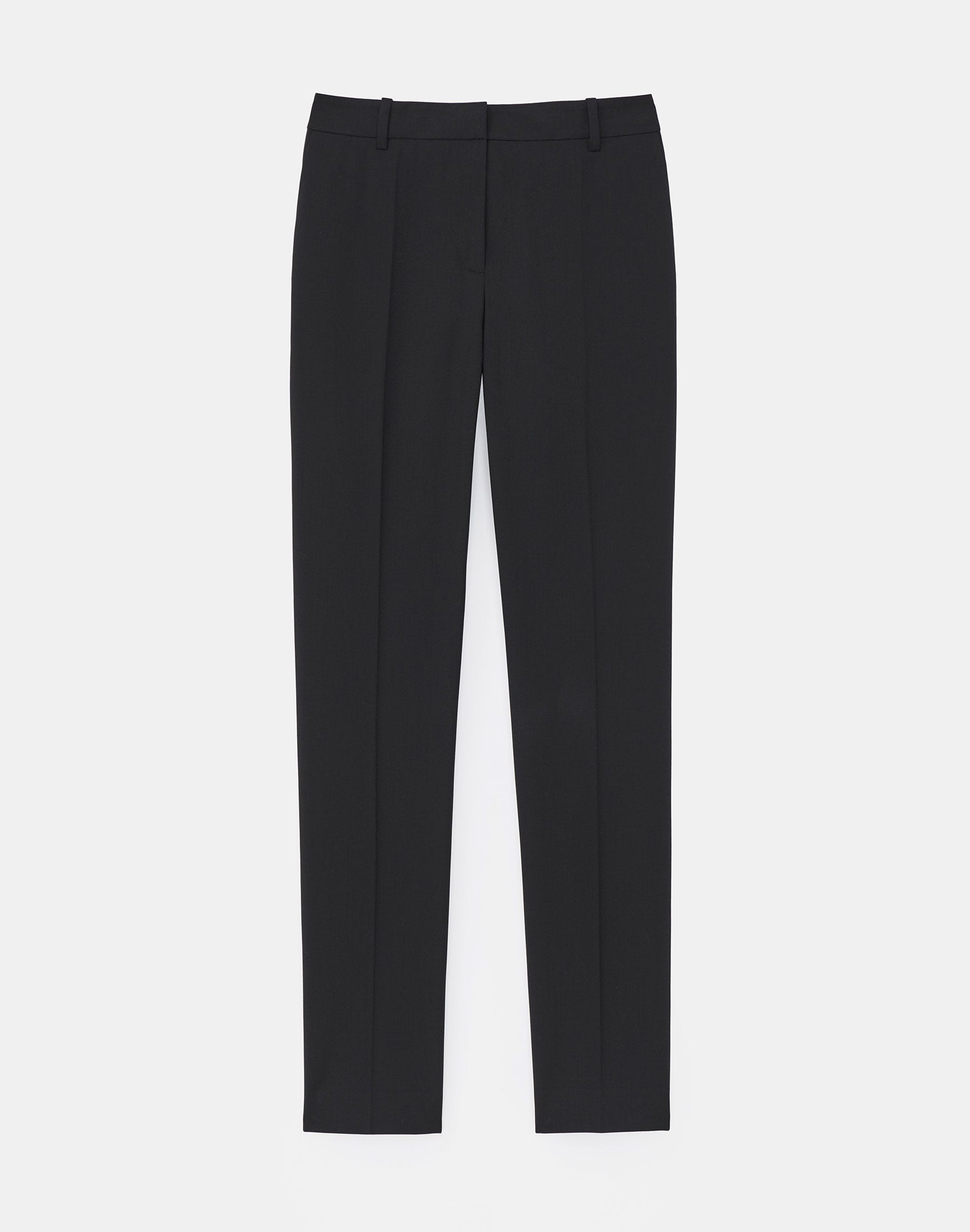 Plus-Size Stretch Wool Clinton Ankle Pant