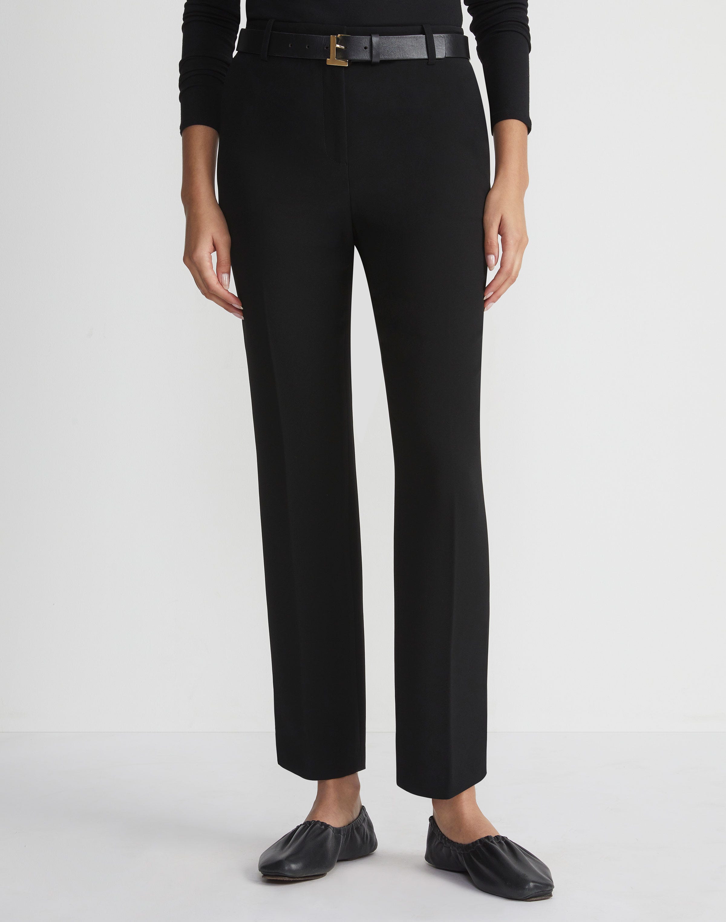 Plus-Size Finesse Crepe Clinton Ankle Pant