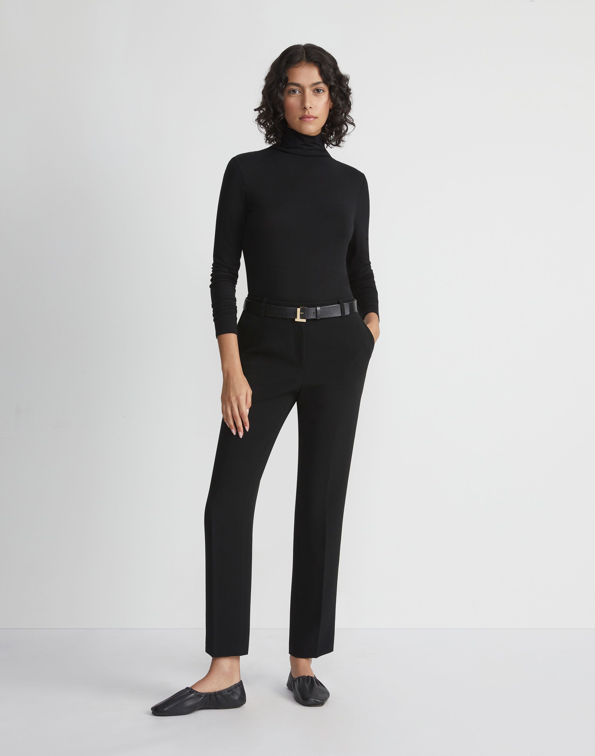 Plus-Size Finesse Crepe Clinton Ankle Pant