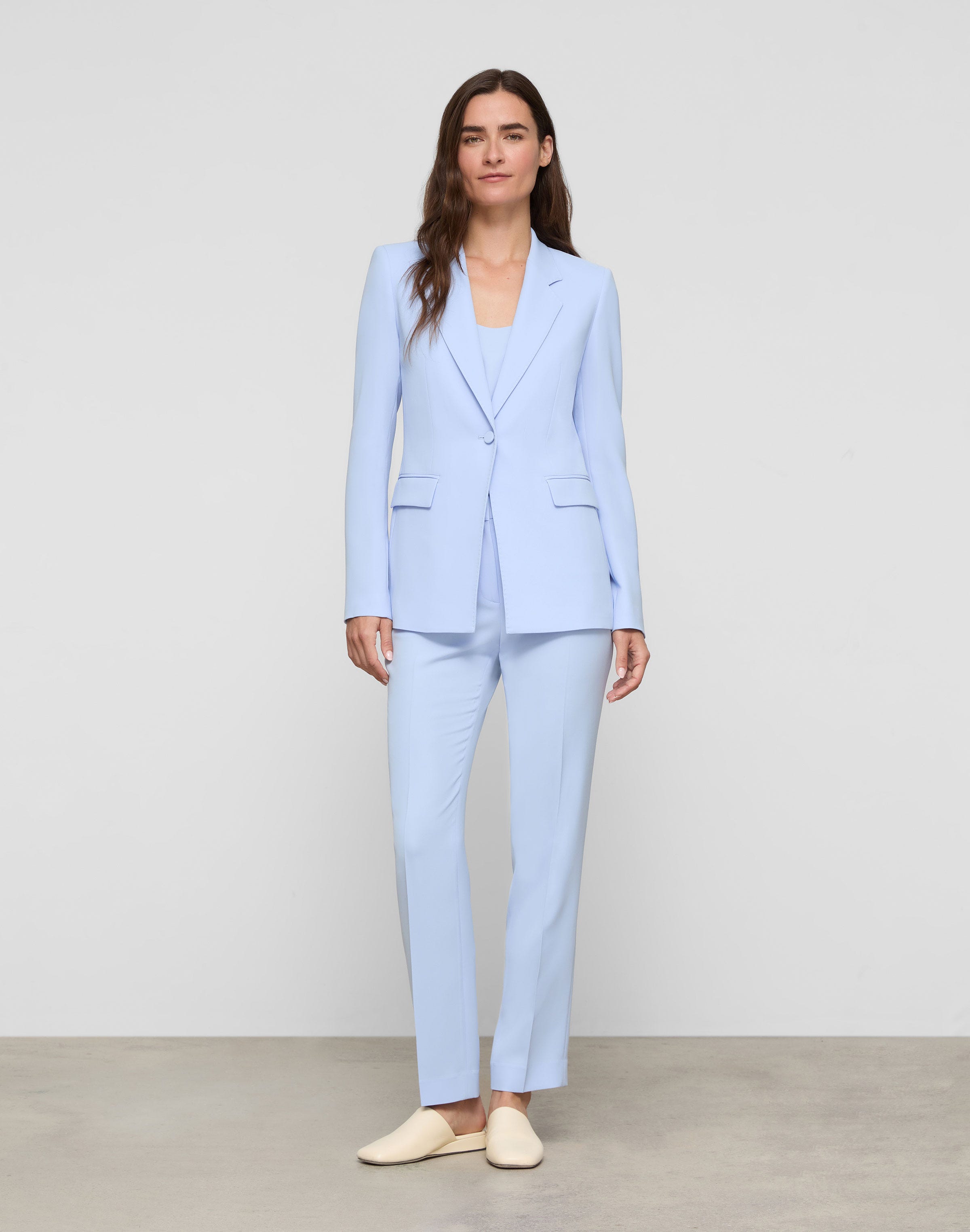 Plus-Size Finesse Crepe Clinton Ankle Pant