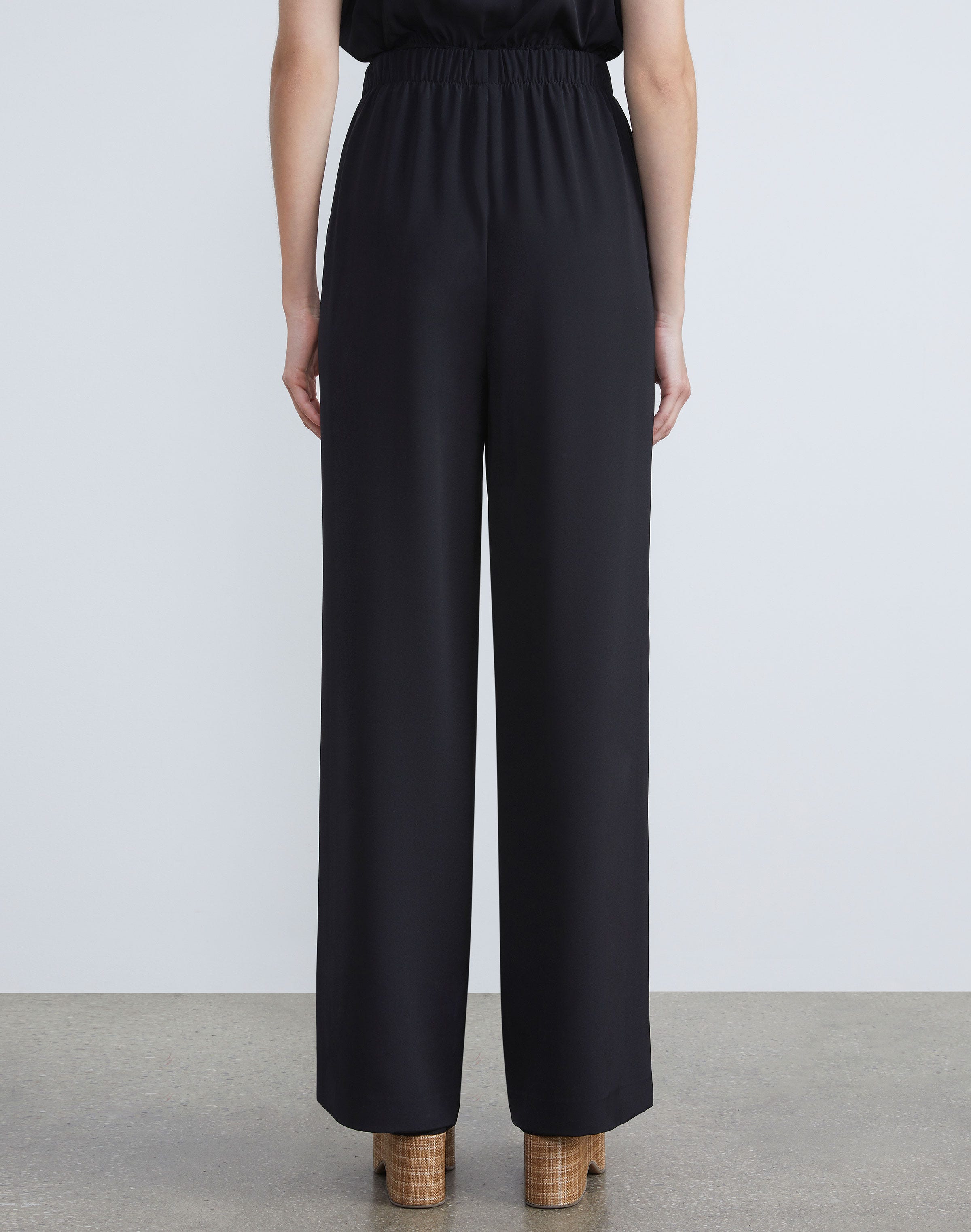 Organic Silk Crepe De Chine Perry Pant