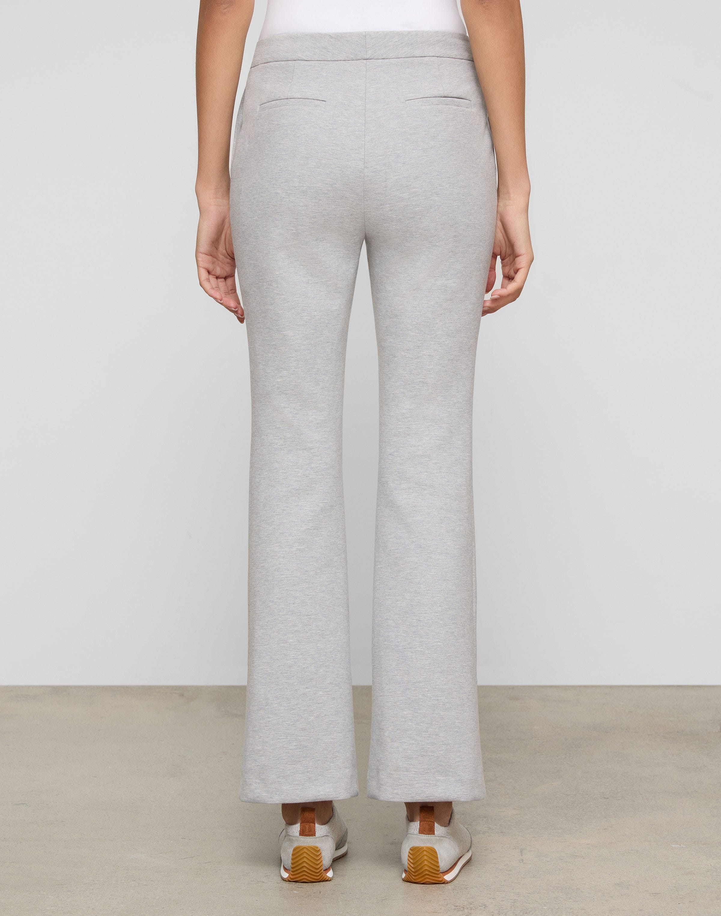 Scuba Melangé Gates Flare Ankle Pant