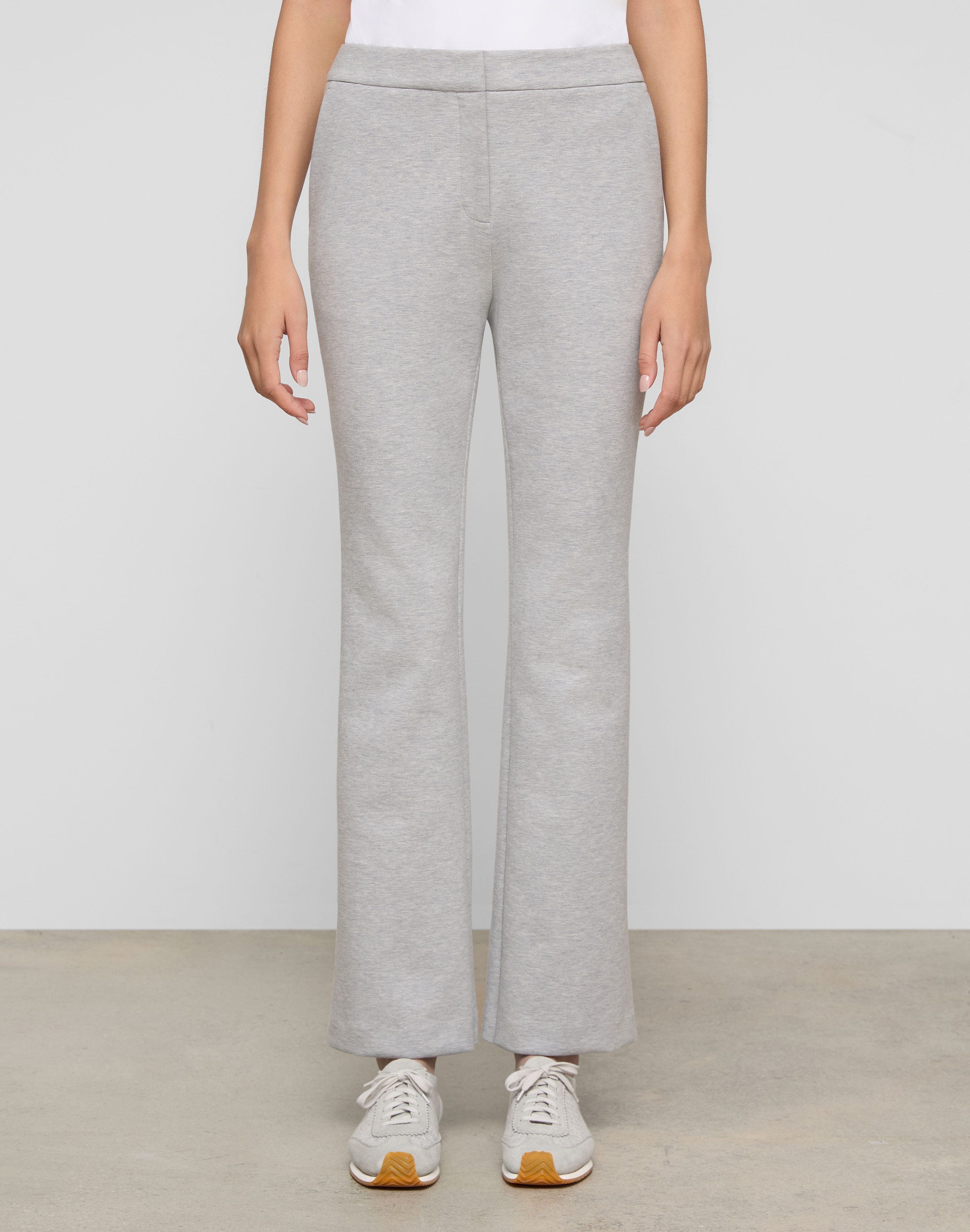 Scuba Melangé Gates Flare Ankle Pant