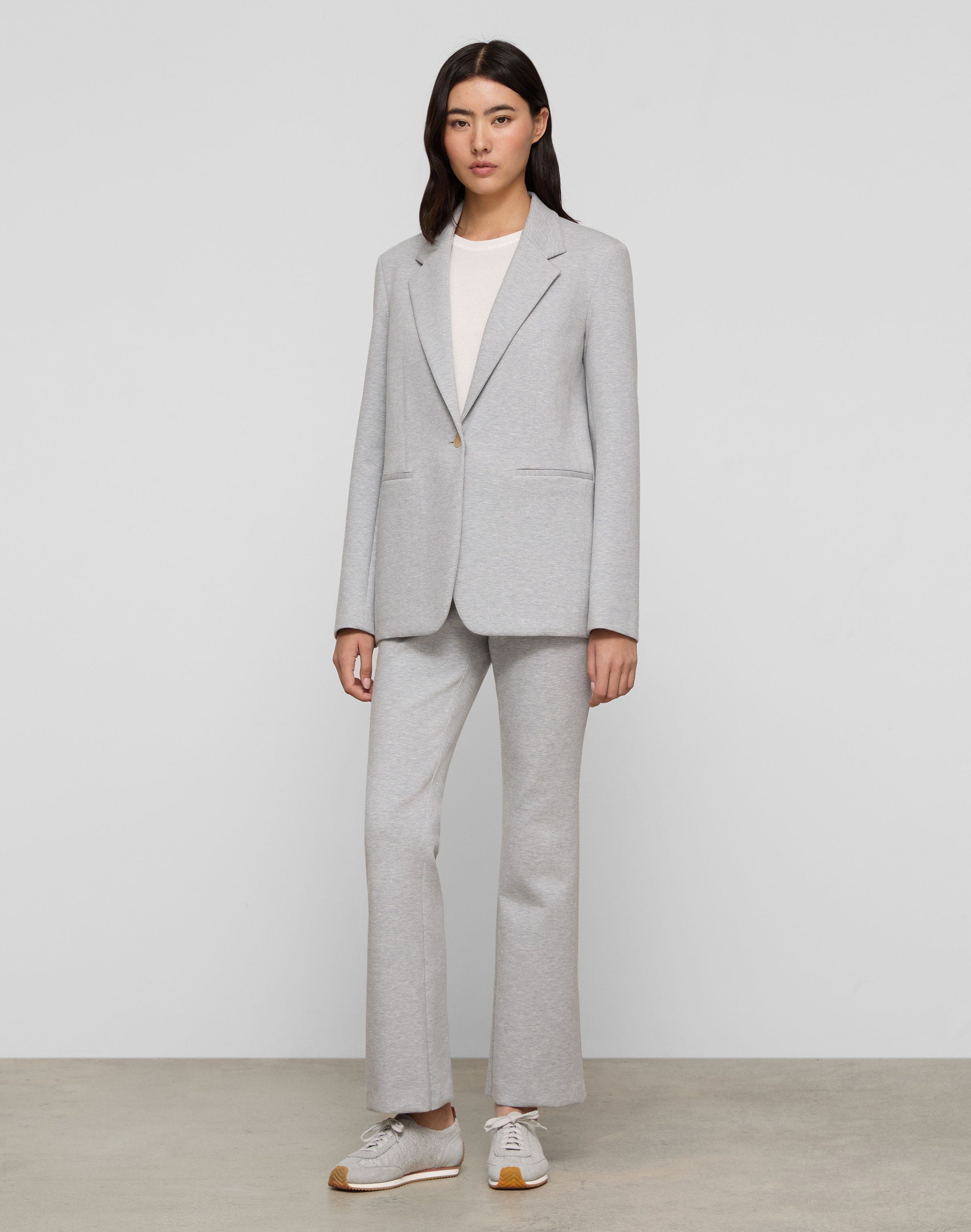 Scuba Melangé Gates Flare Ankle Pant