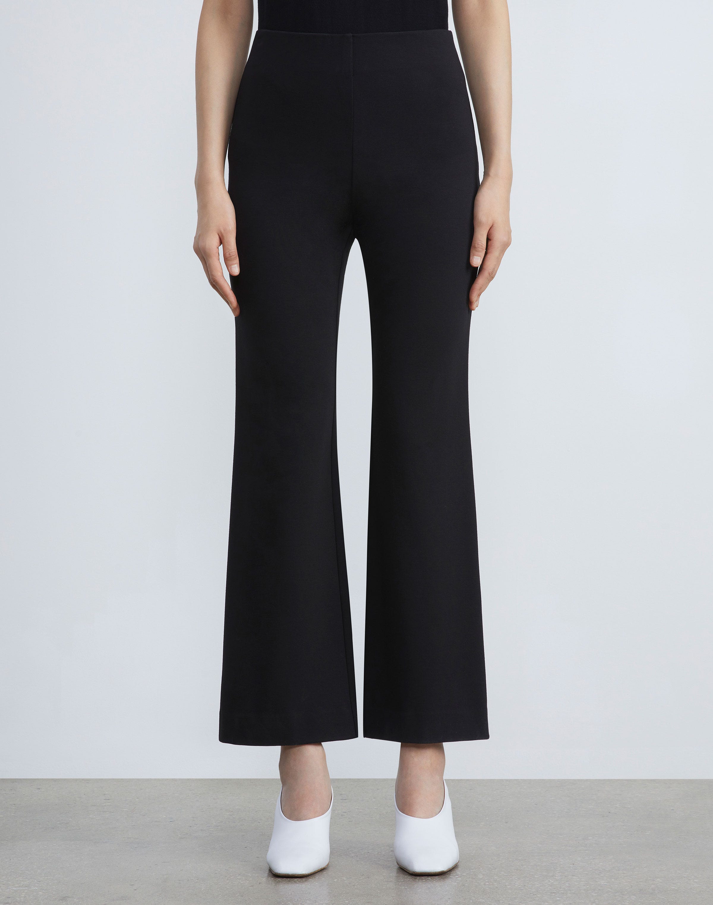 Plus-Size Punto Milano Gates Flared Ankle Pant