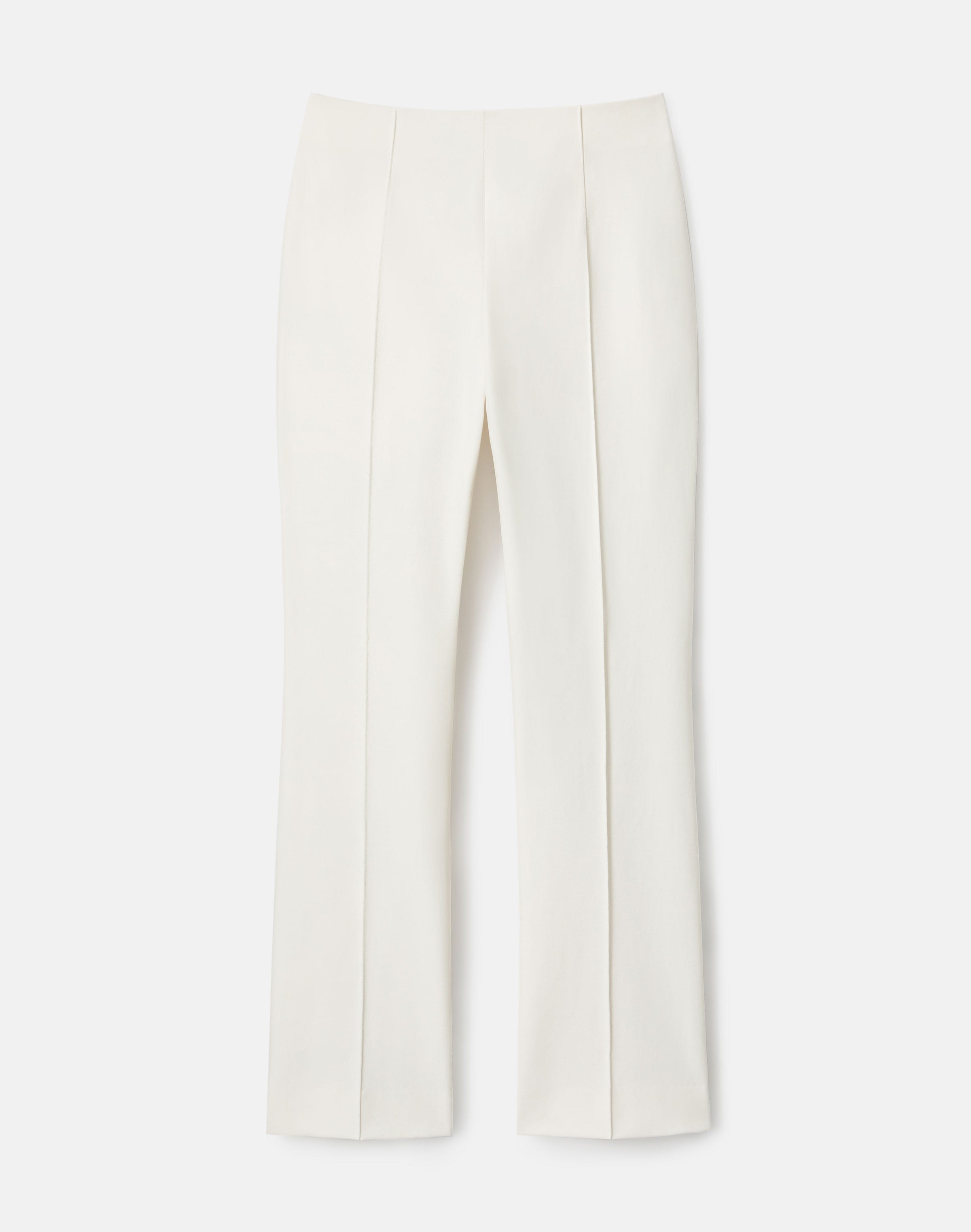 Plus-Size Techno Stretch Twill Vesey Flared Ankle Pant  