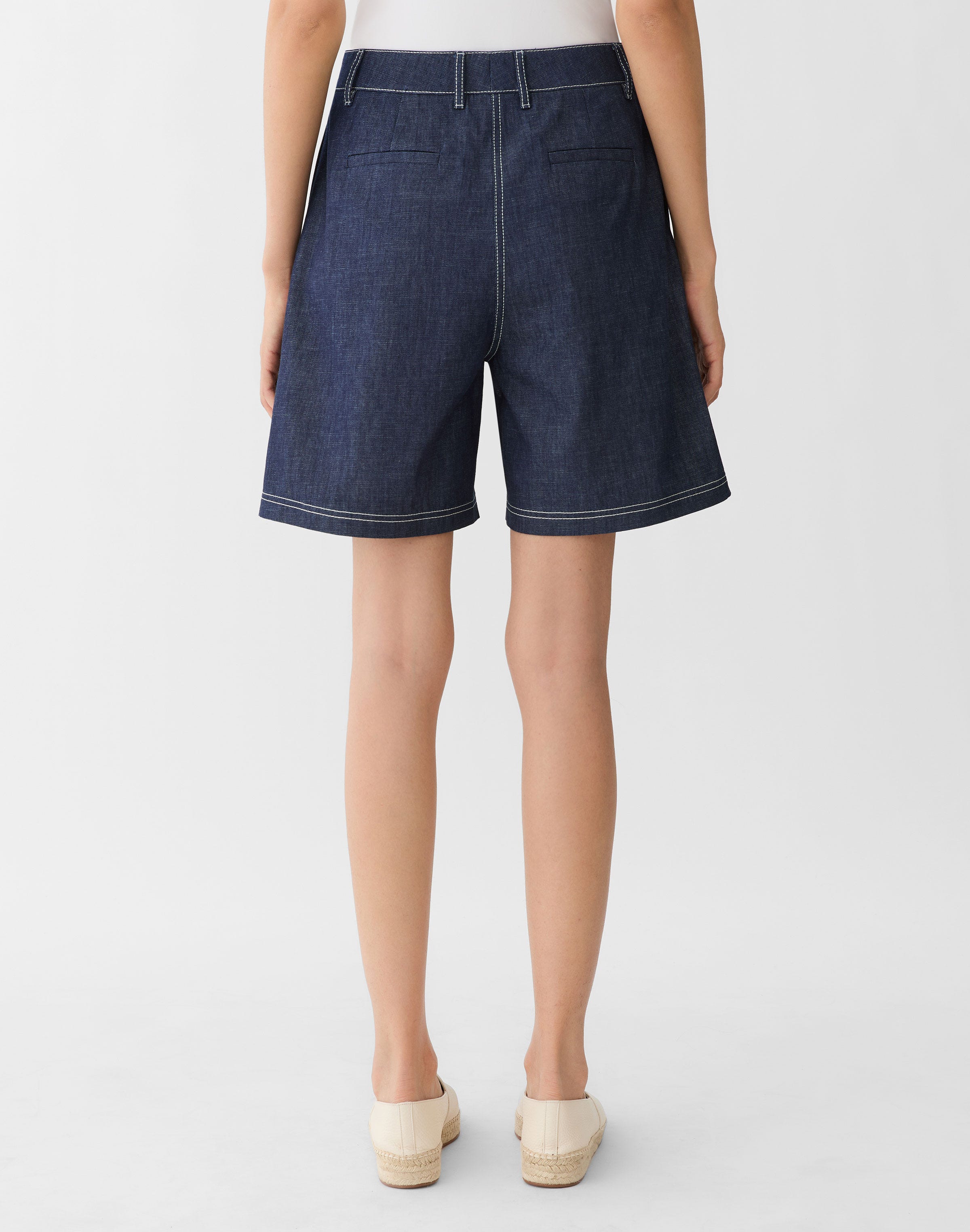 Chambray Park Wide Leg Short