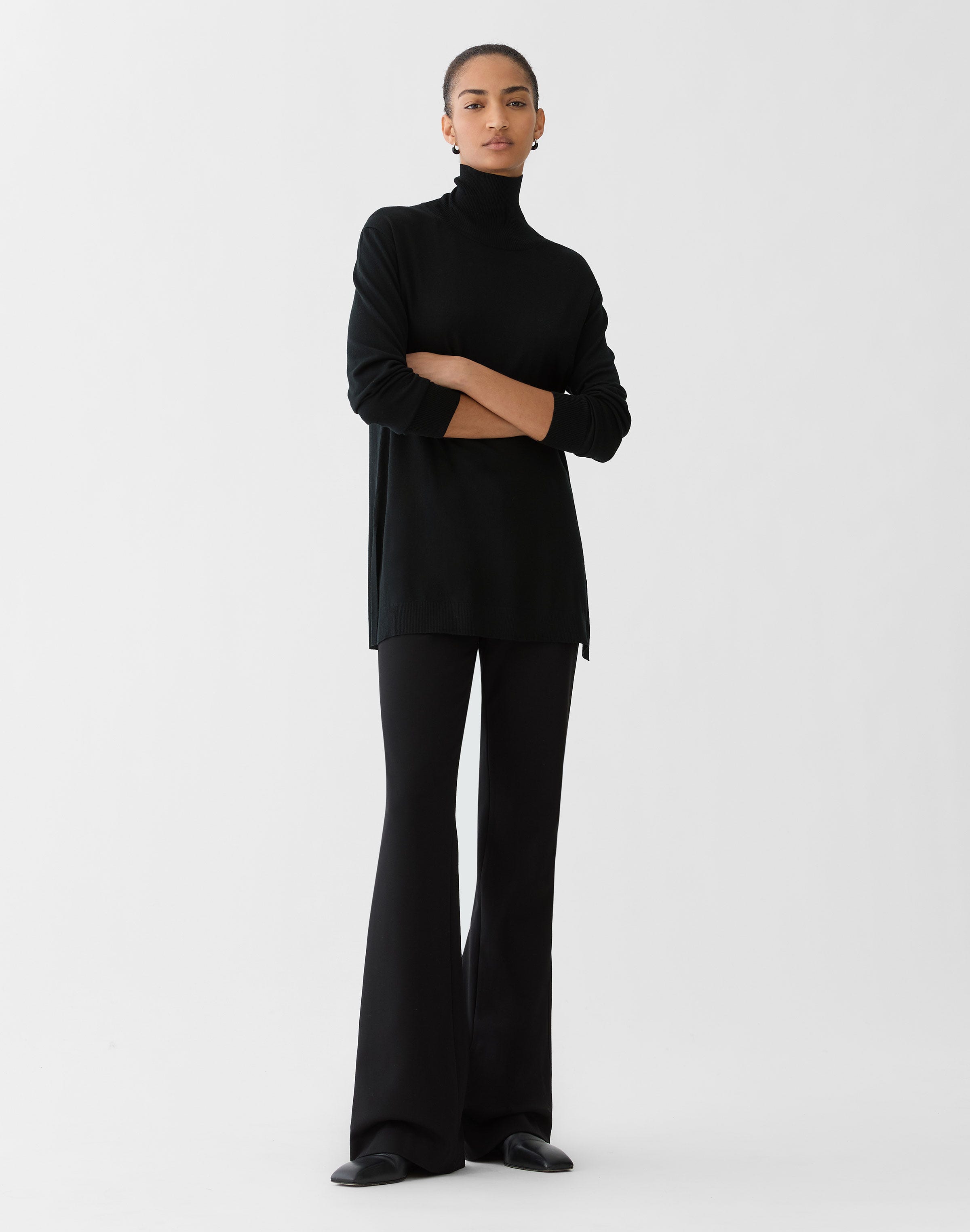 Regenerated Punto Milano Spring Flare Pant