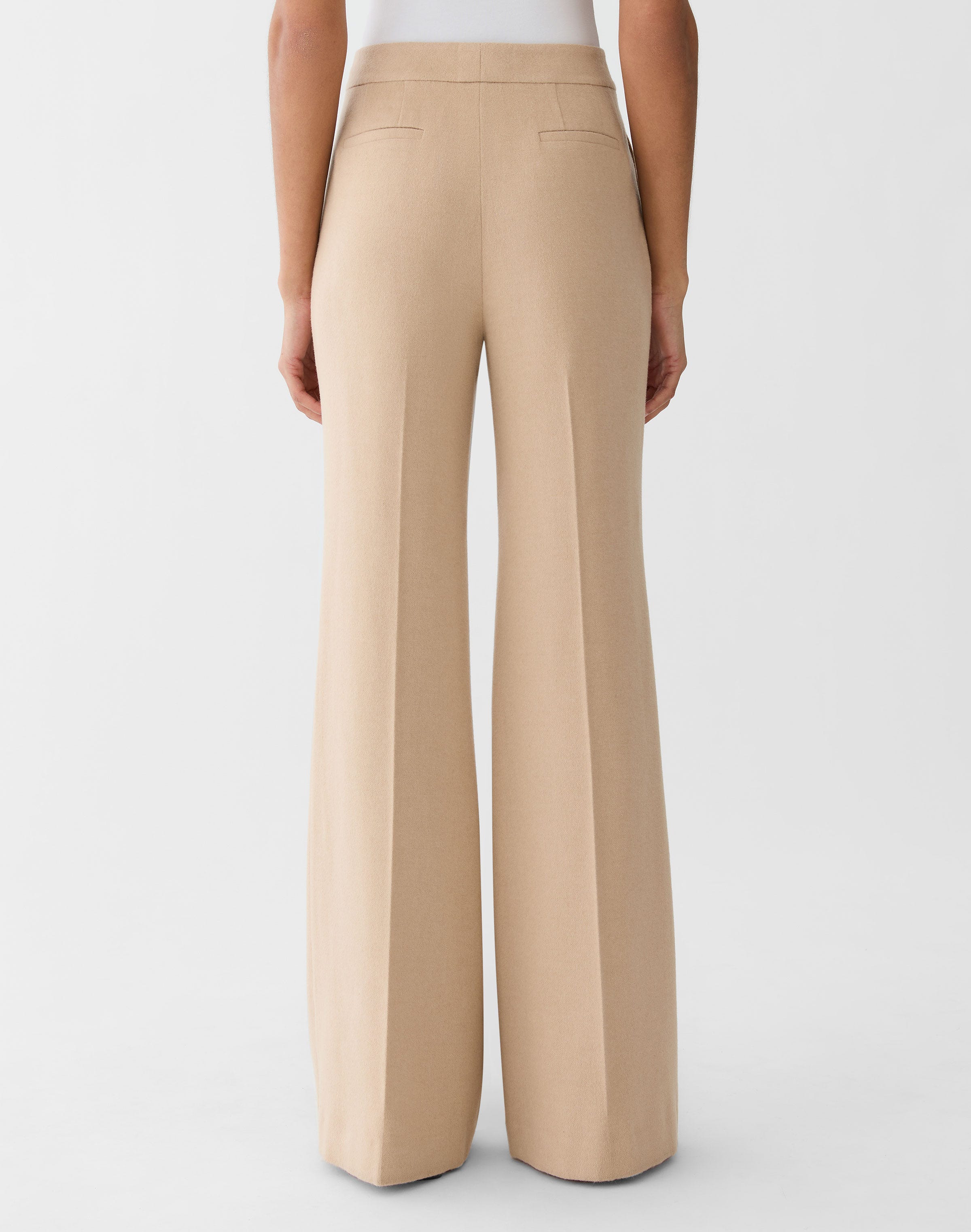 Camel Hair Lafayette Flare Pant