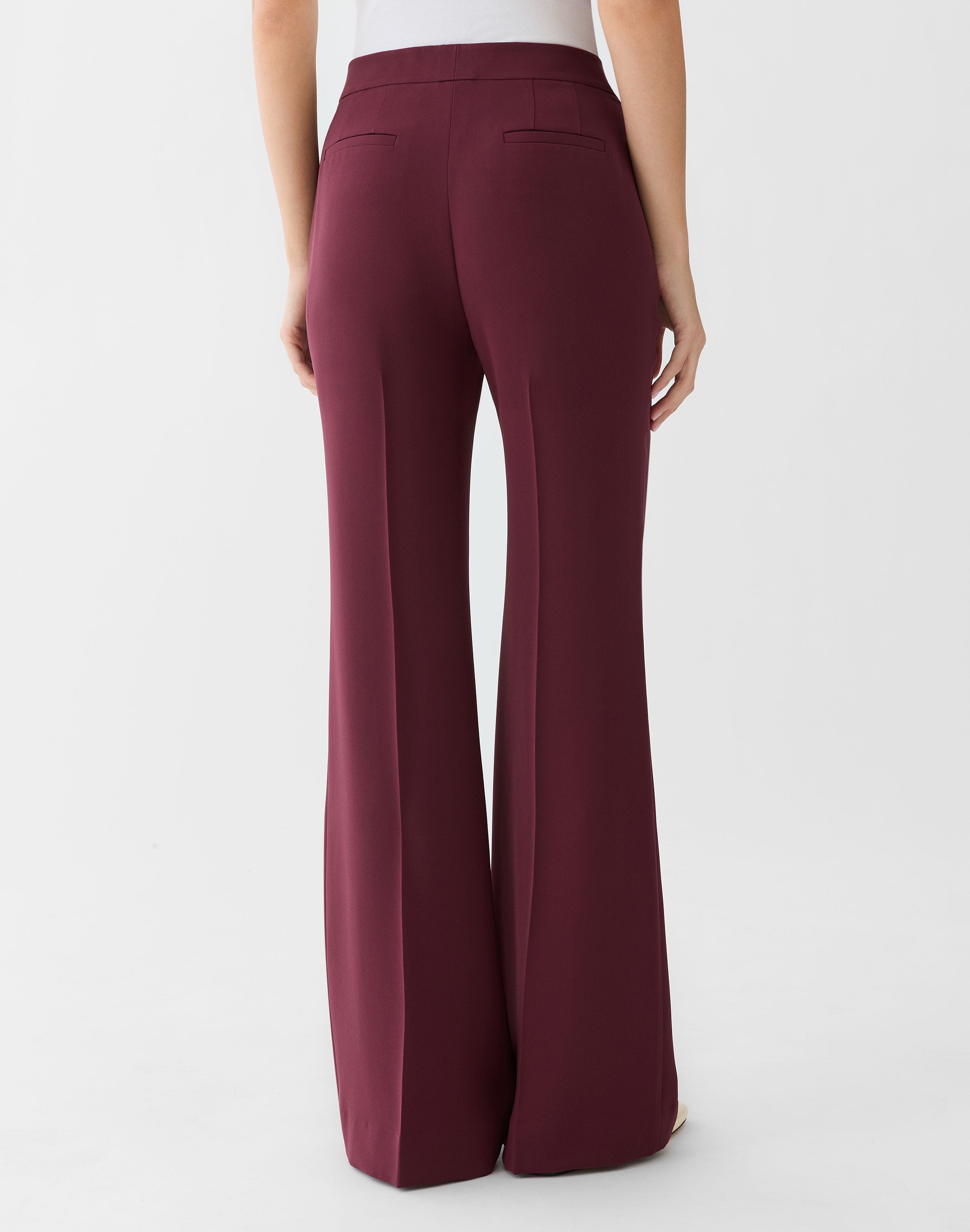 Petite Responsible Finesse Crepe Lafayette Flare Pant