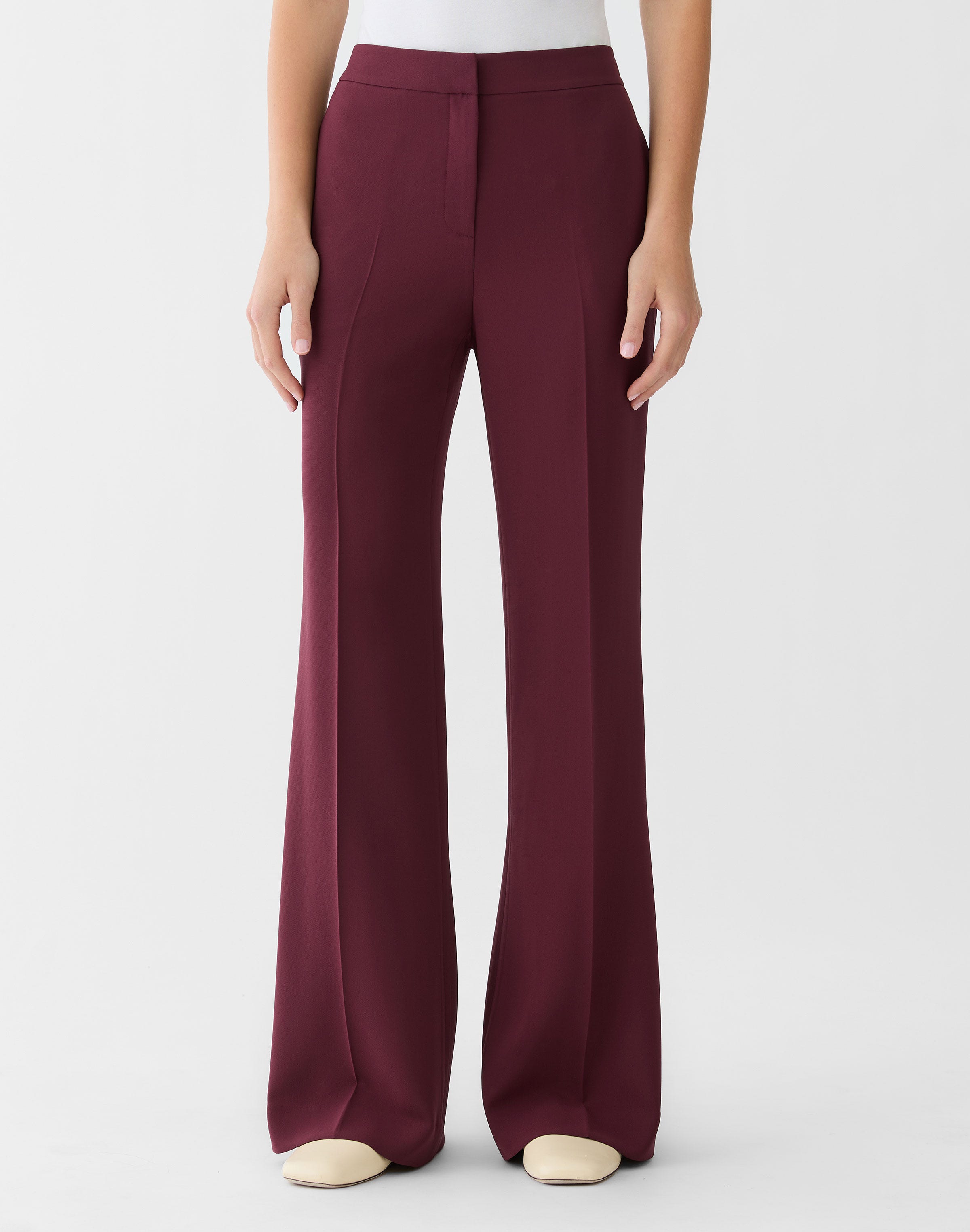 Petite Responsible Finesse Crepe Lafayette Flare Pant