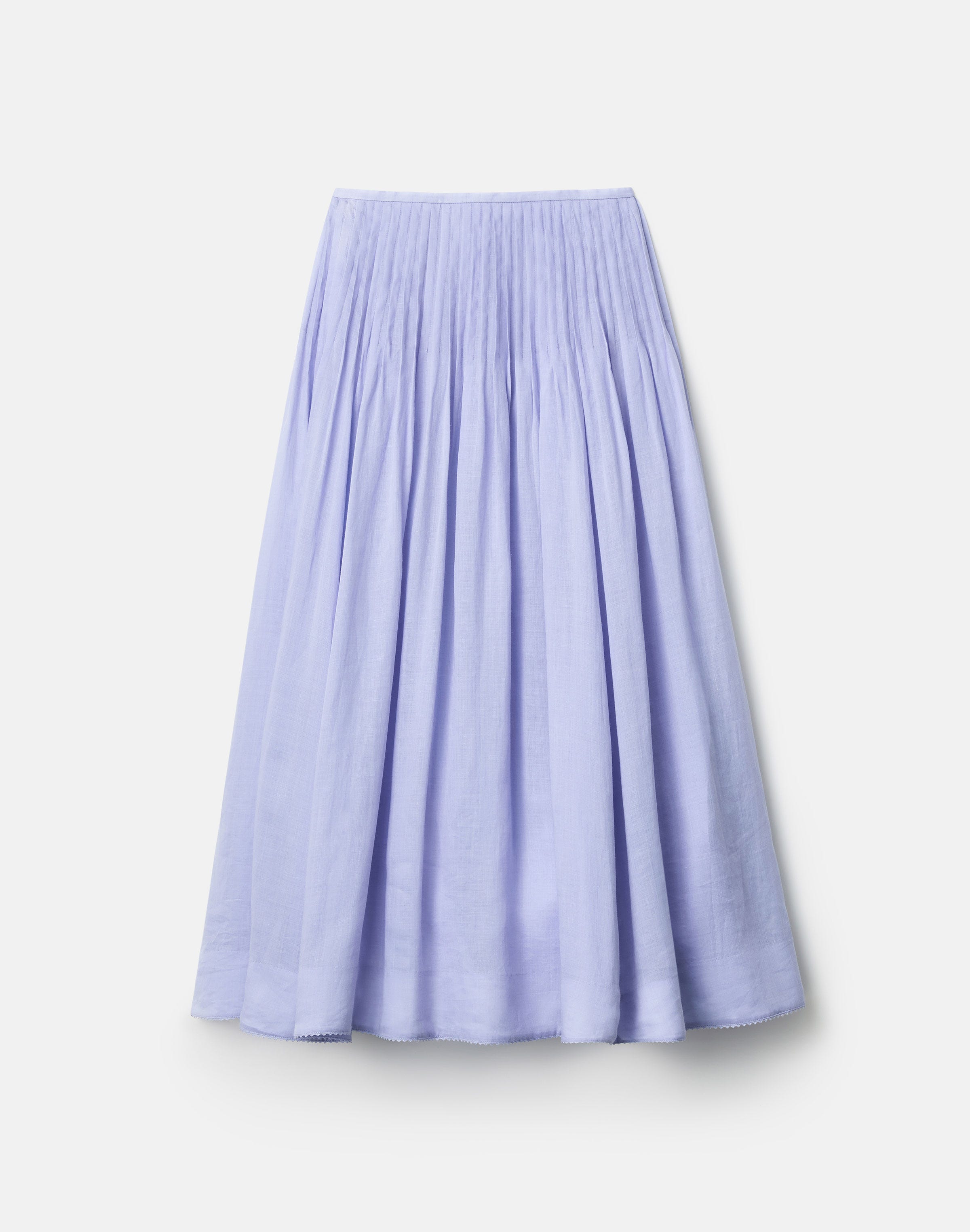 Gemma Cloth Voile Hand Pintucked Maxi Skirt
