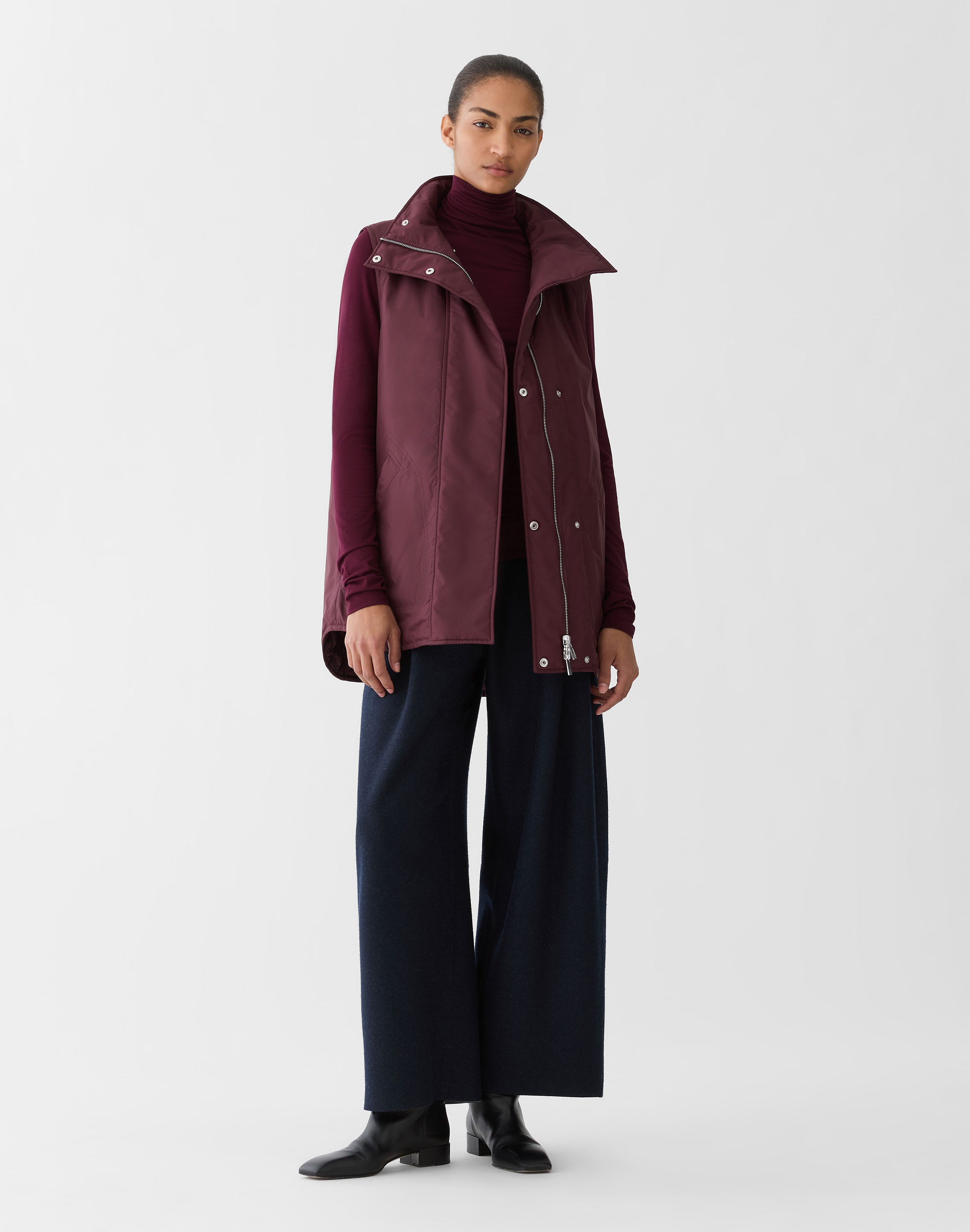 Petite Nouveau Jersey Turtleneck