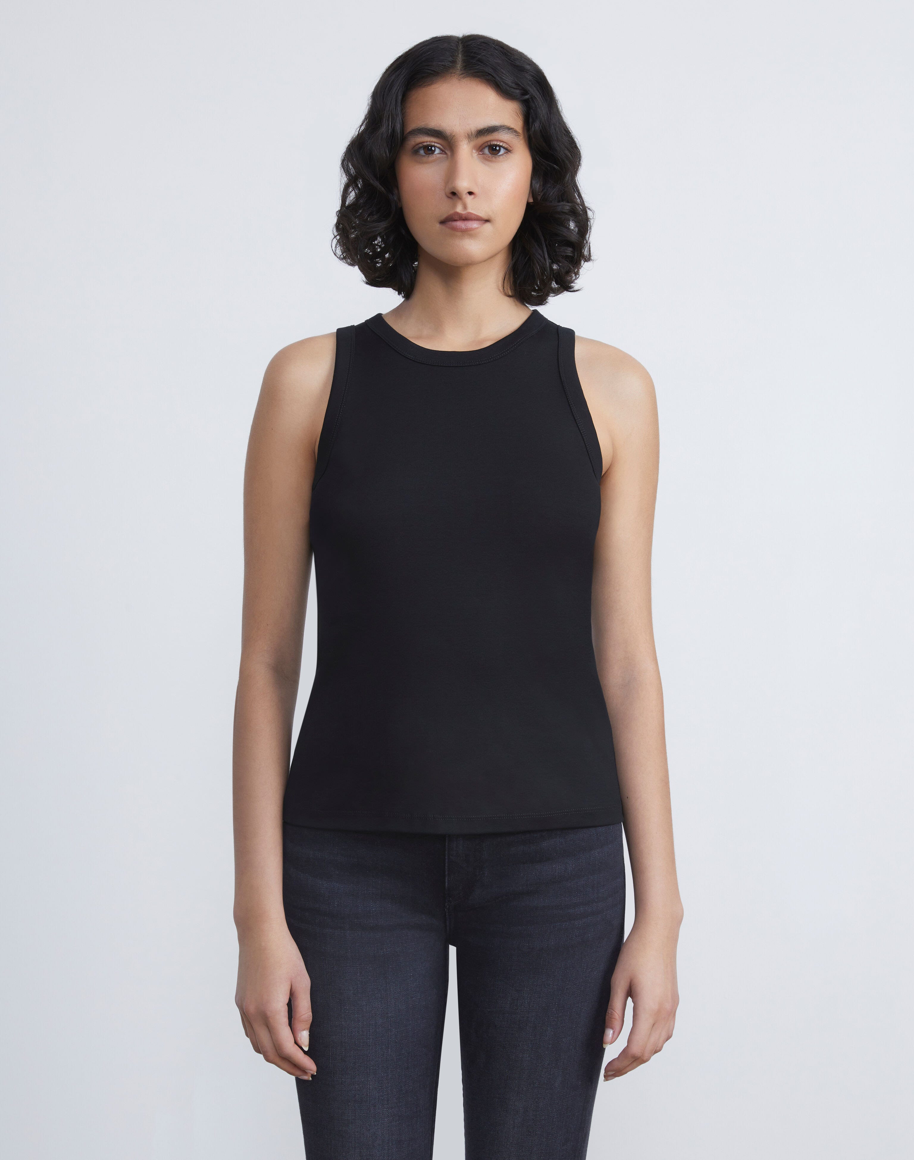 Cotton Rib Racerback Tank