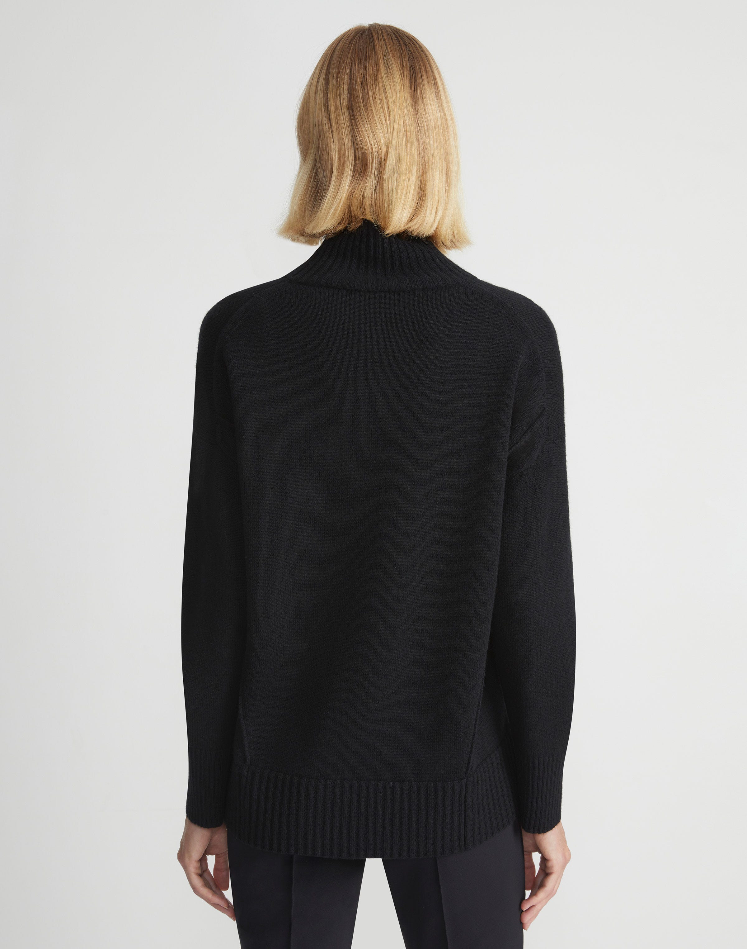 Cashmere Stand Collar Sweater