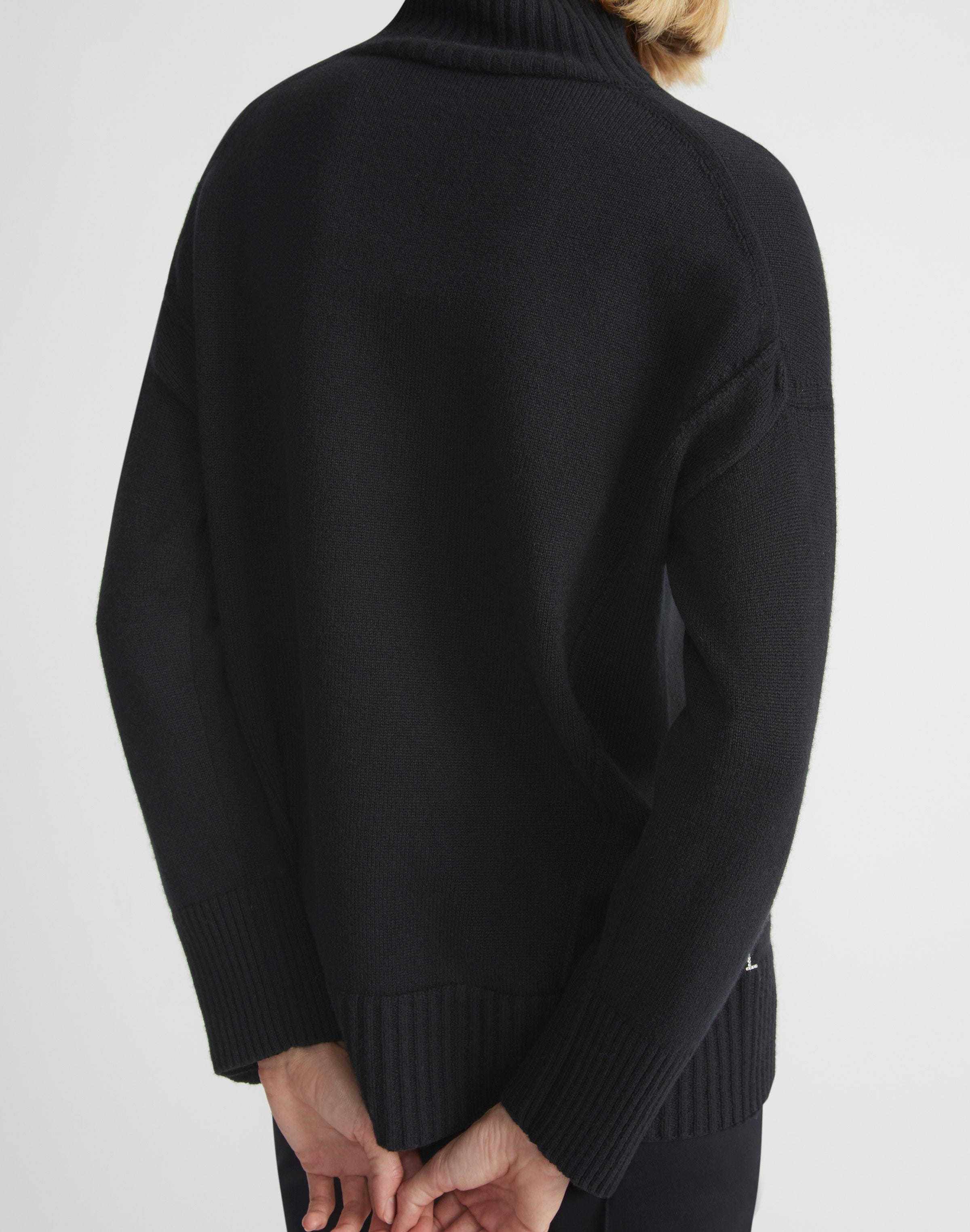 Cashmere Stand Collar Sweater
