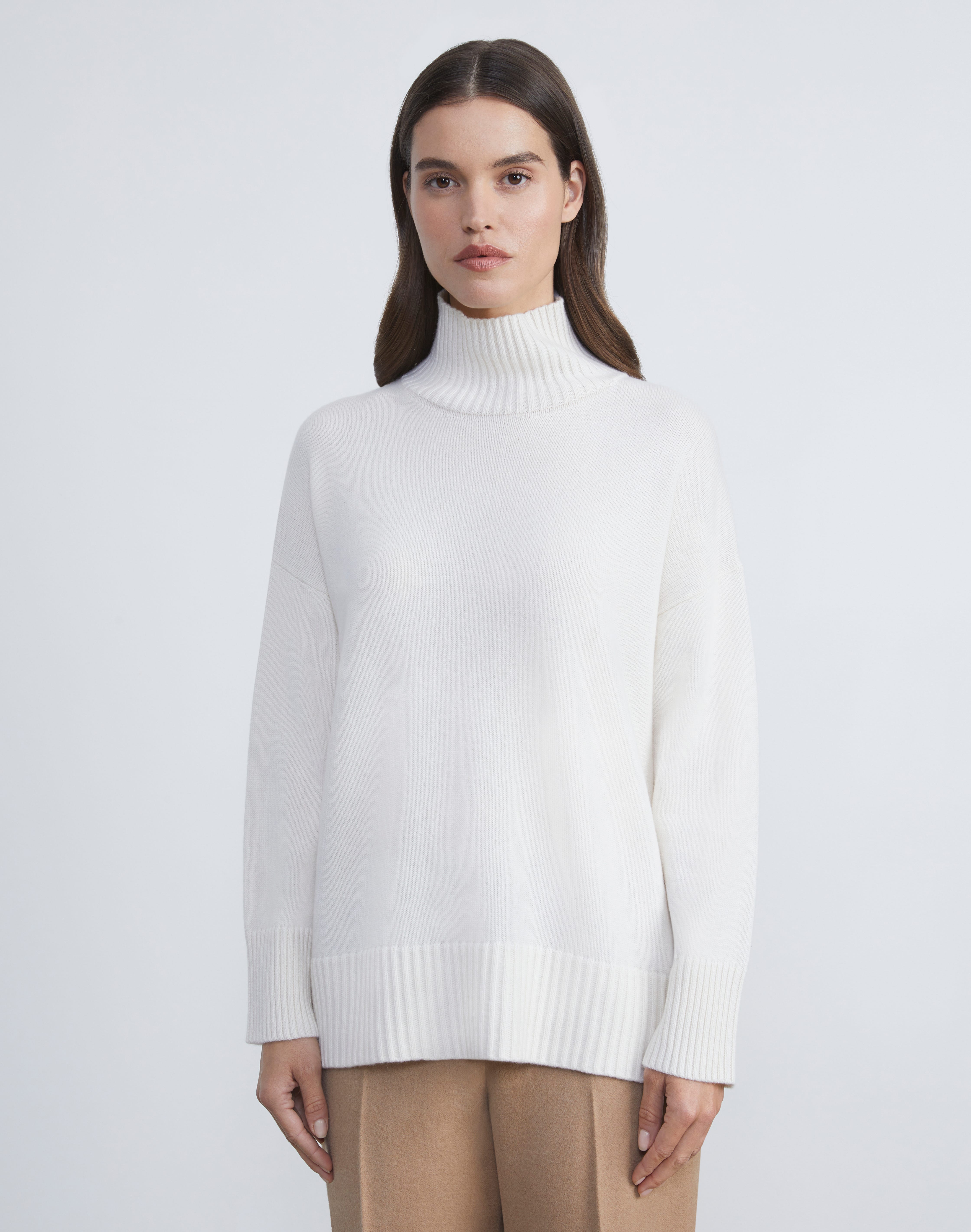 Cashmere Stand Collar Sweater