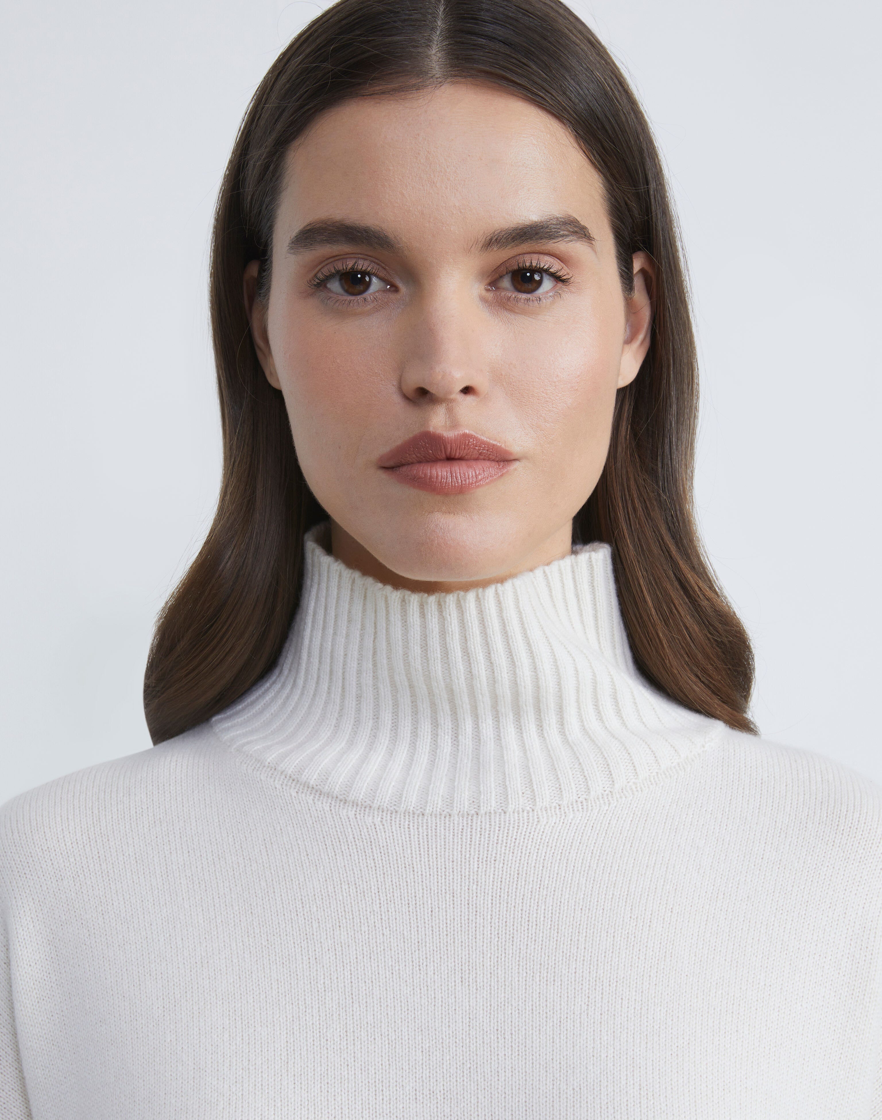Cashmere Stand Collar Sweater