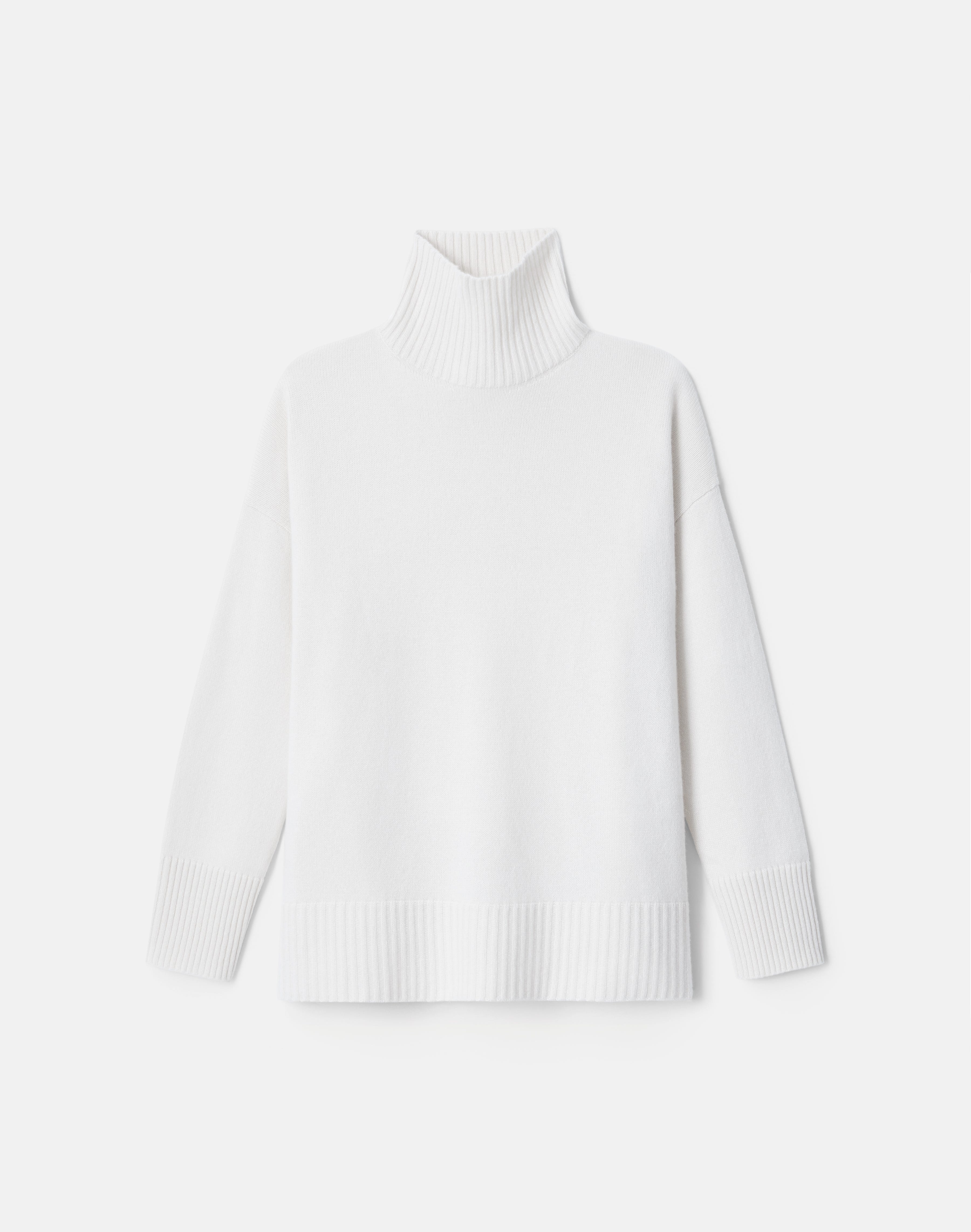 Cashmere Stand Collar Sweater