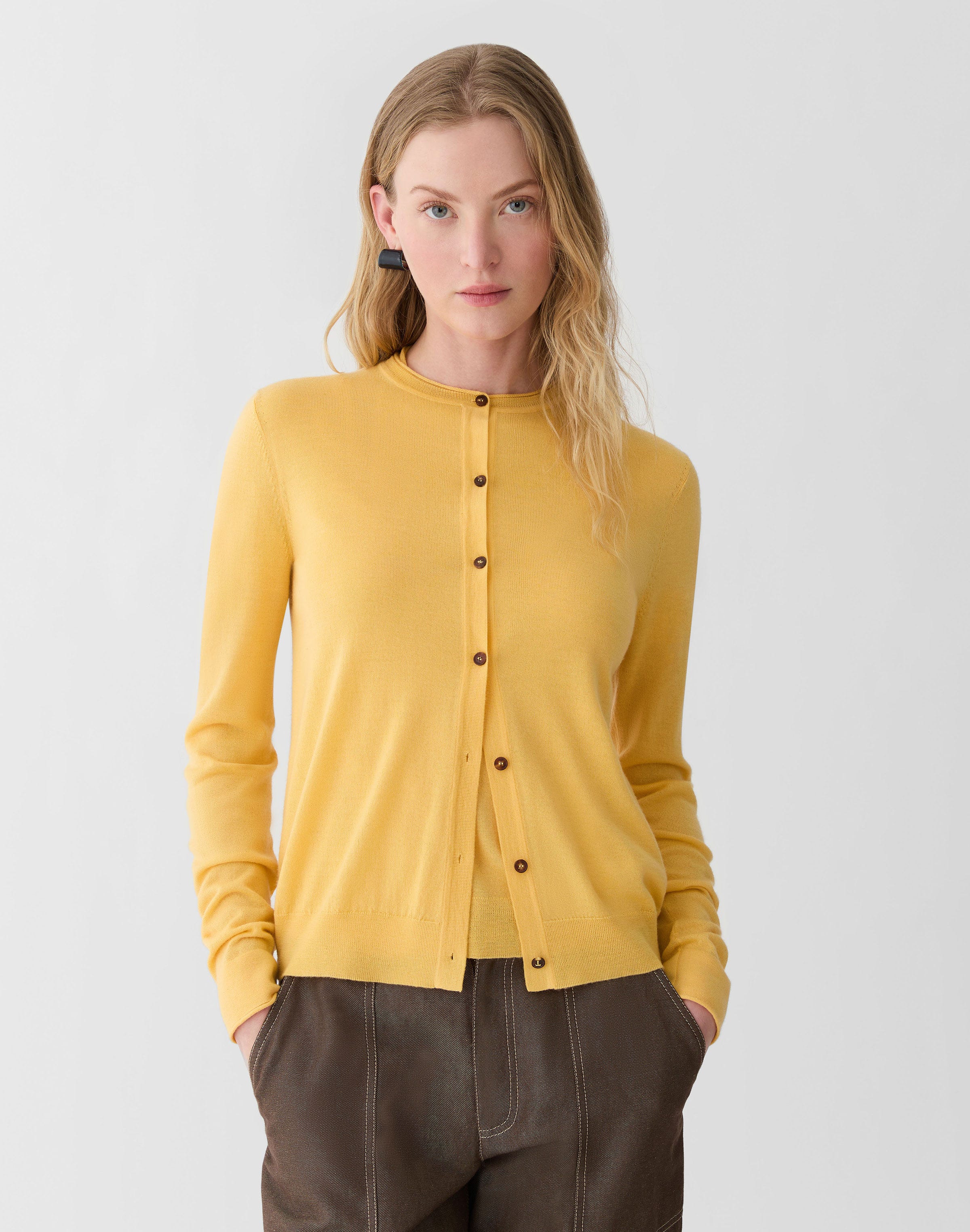Fine Gauge Cashmere Cardigan