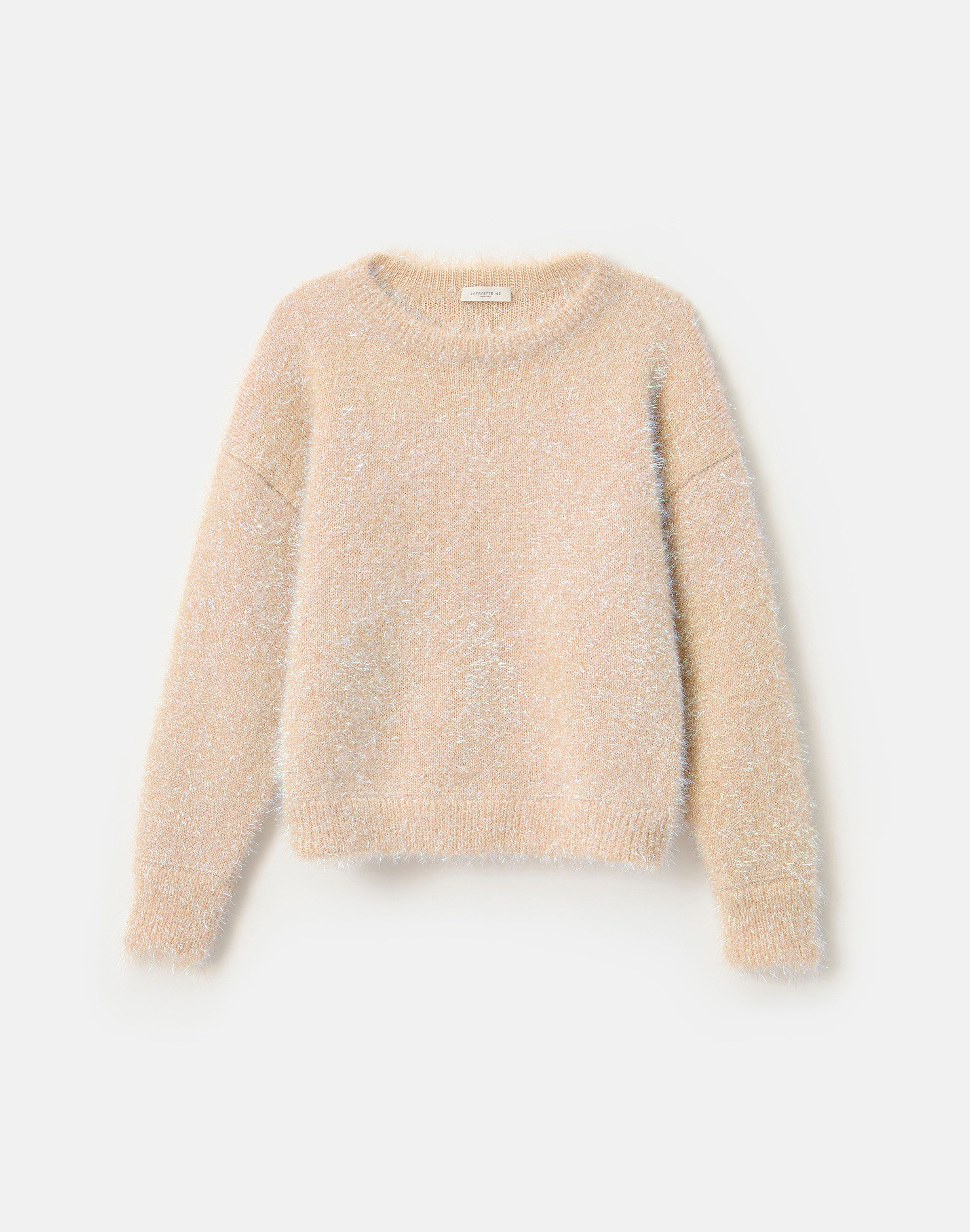 Iridescent Tinsel Fringe Sweater