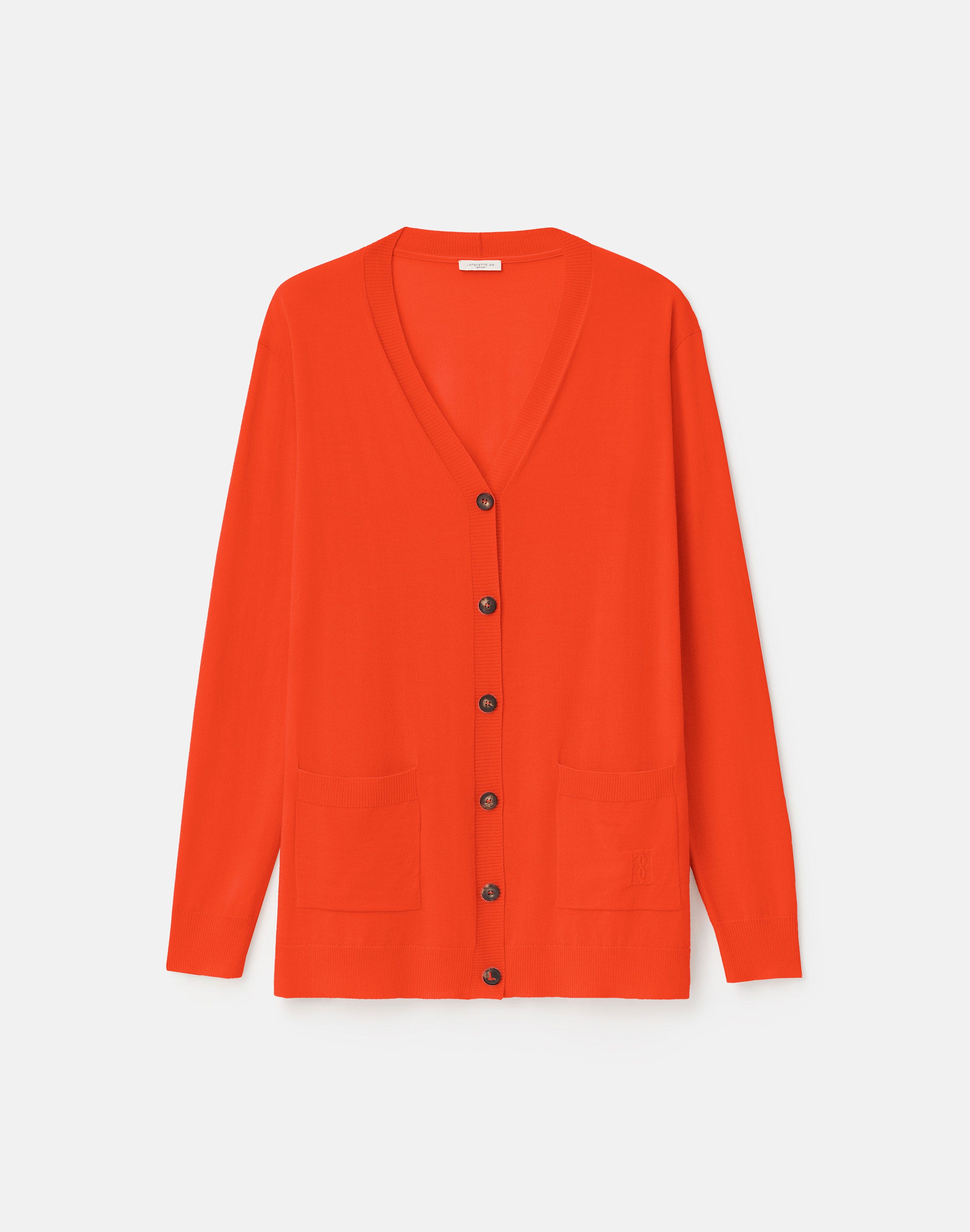 Plus-Size Superfine Merino Wool Cardigan