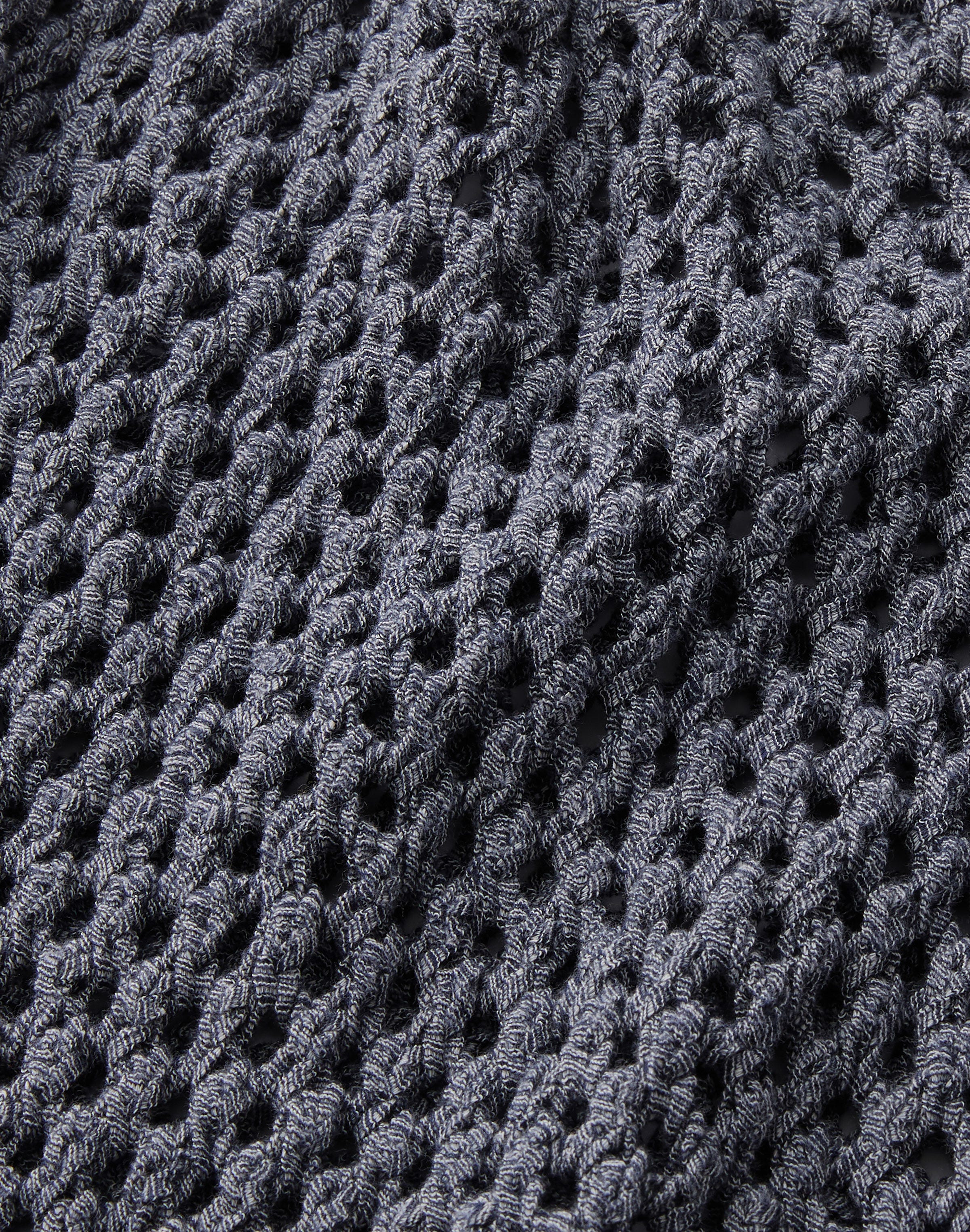 Hand Knit Cotton Open Stitch Sweater