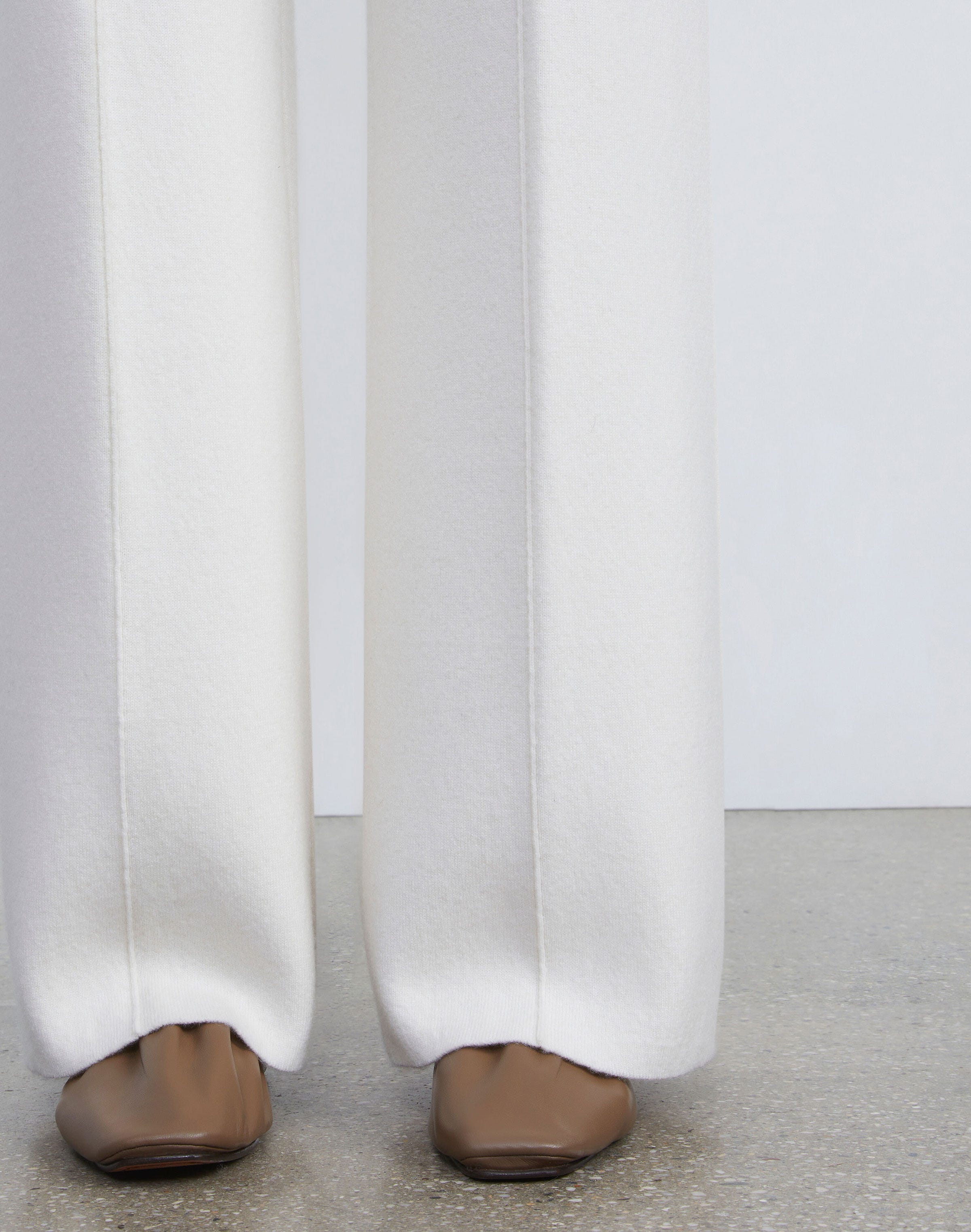 Plus-Size Cashmere-Silk Double Knit Pant